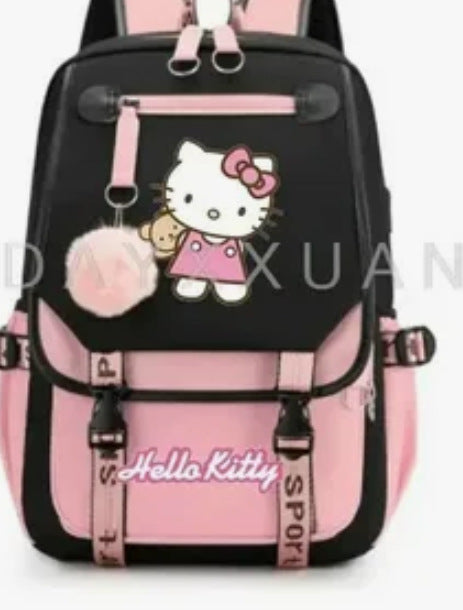 Yanmao Cat Backpack for Children, Elementary School Students in Grades Three to Six, Boys and Girls, Middle School Students, College Students, Campus Double Shoulder Bag