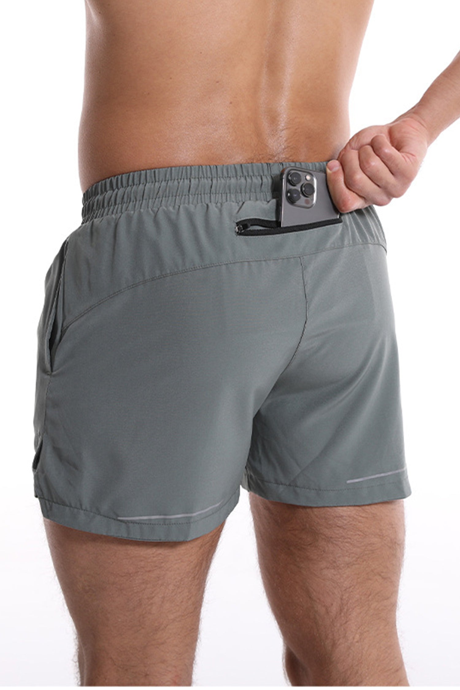 Cakulo Men's Running Marathon Athletic Loose Fit Shorts