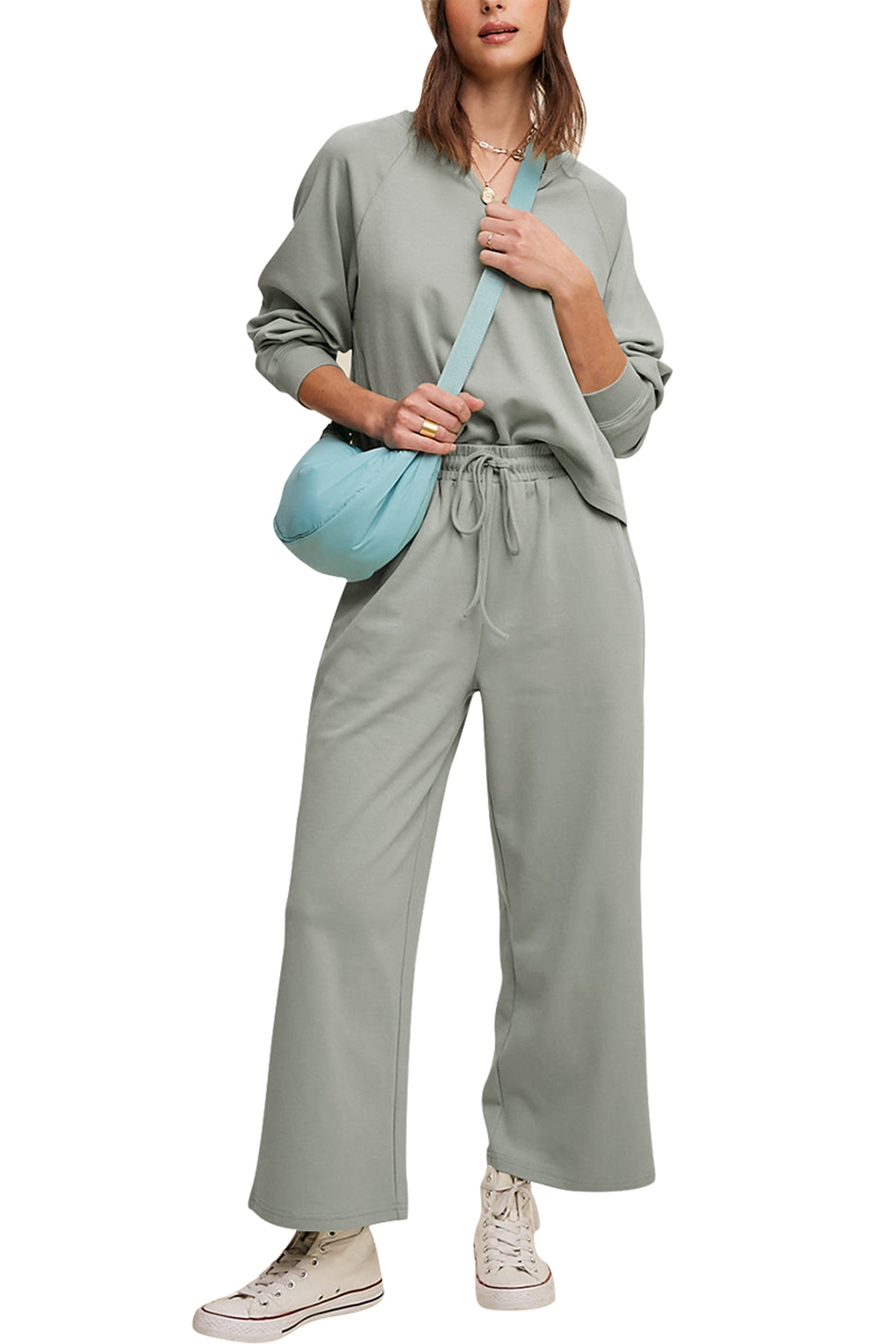 Cakulo Women's Trendy 2-Piece Fall Tracksuit