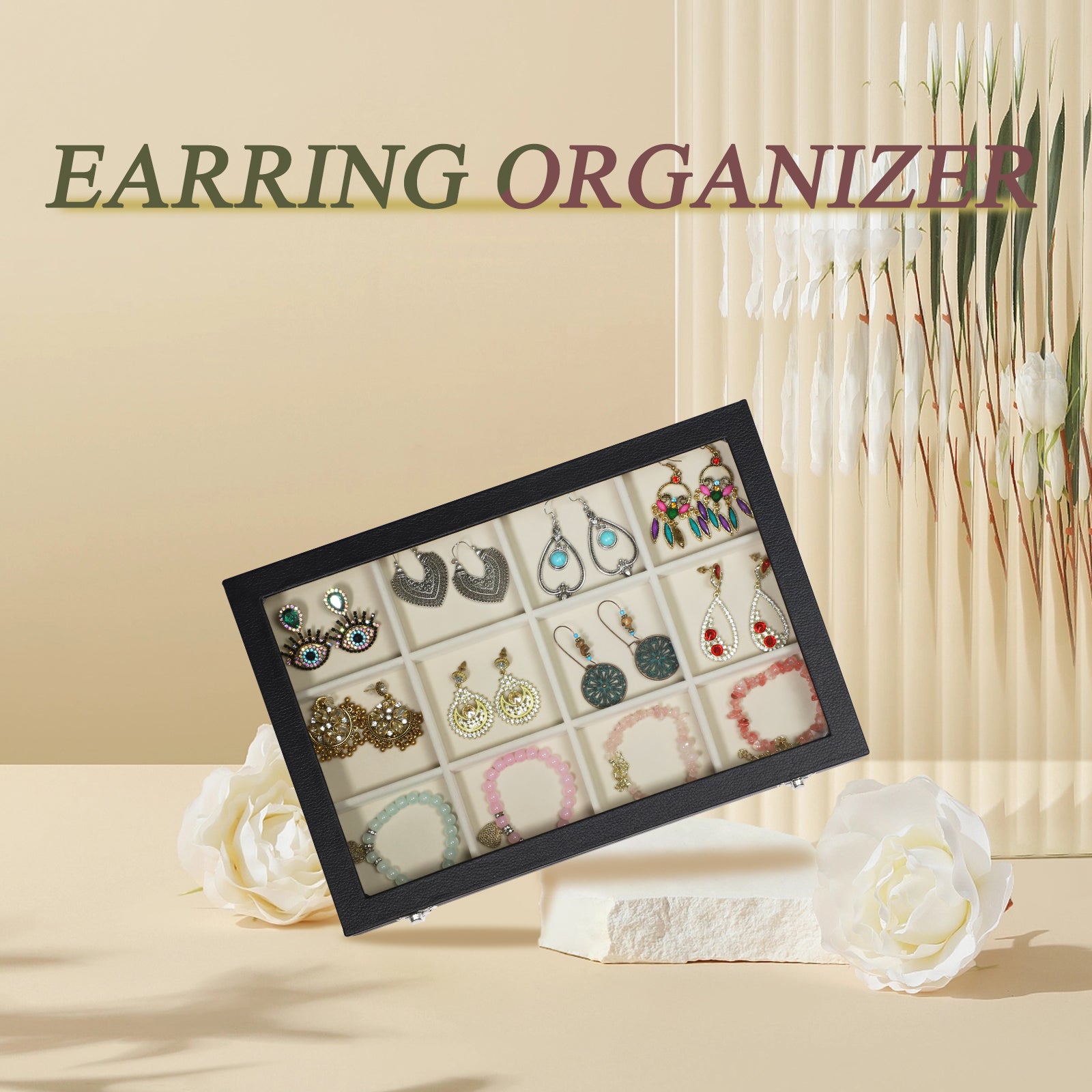 Jewelry Organizer Earring Holder Organizer