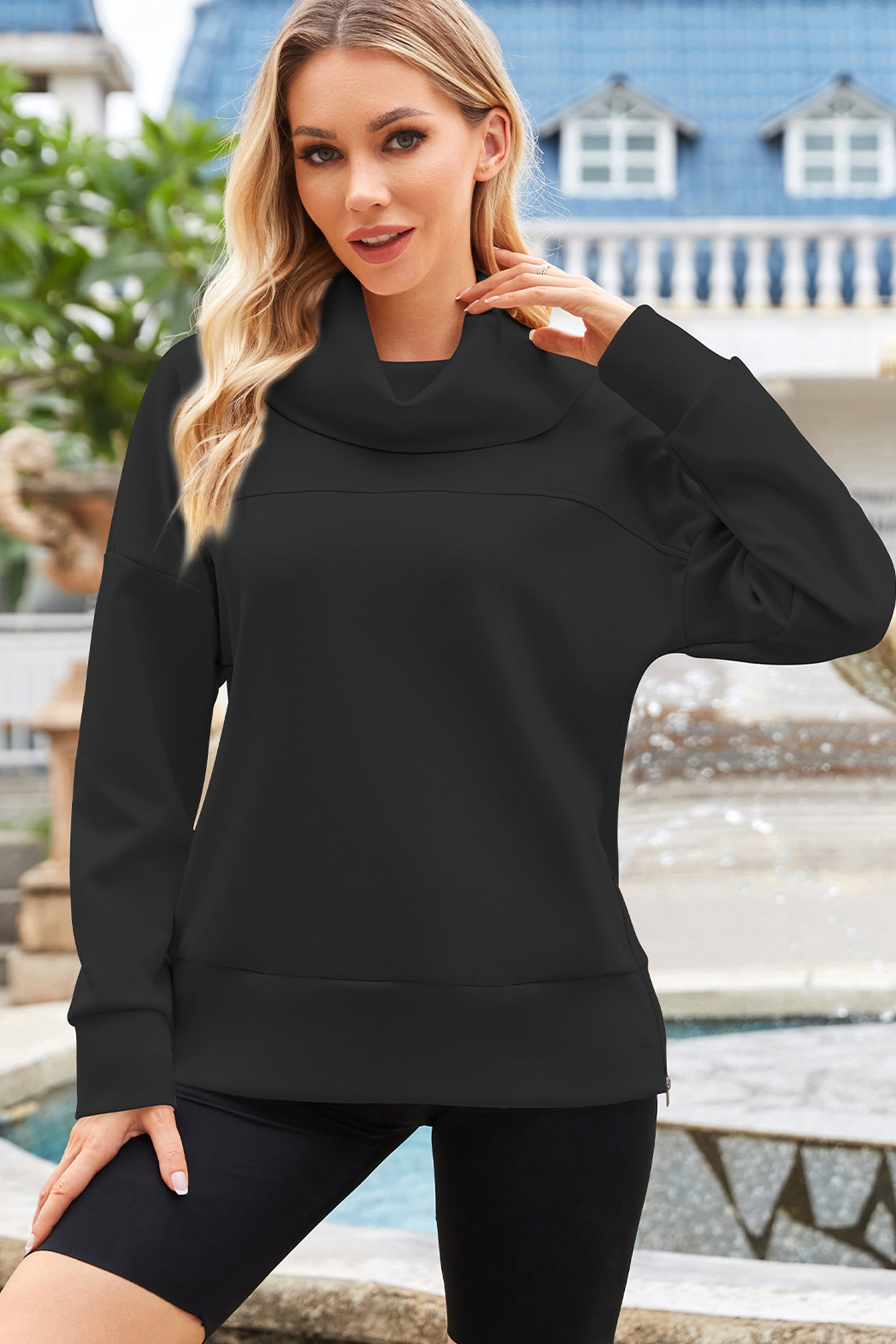 Cakulo Women's Oversized Fall Sweatshirt