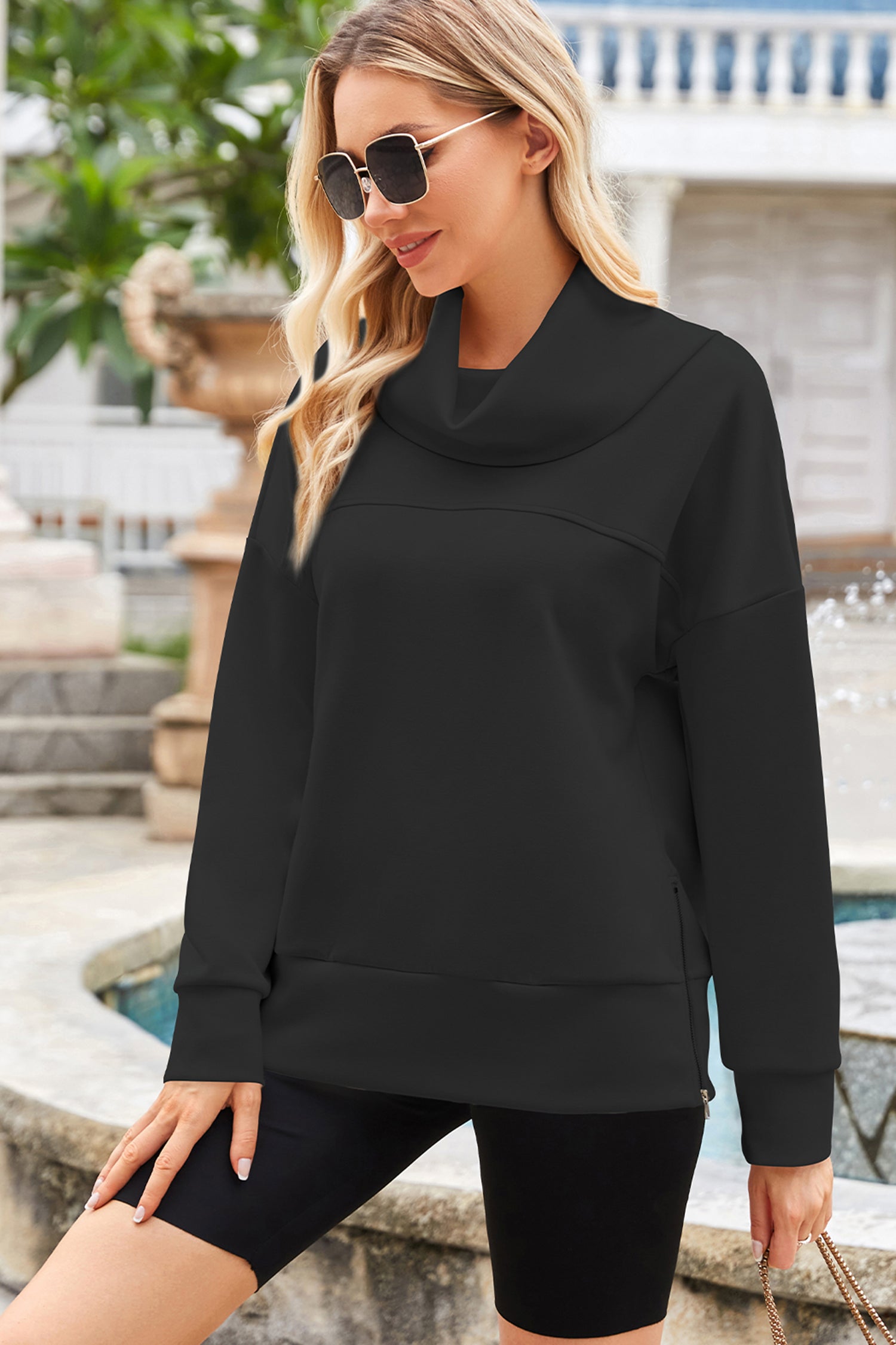 Cakulo Women's Oversized Fall Sweatshirt