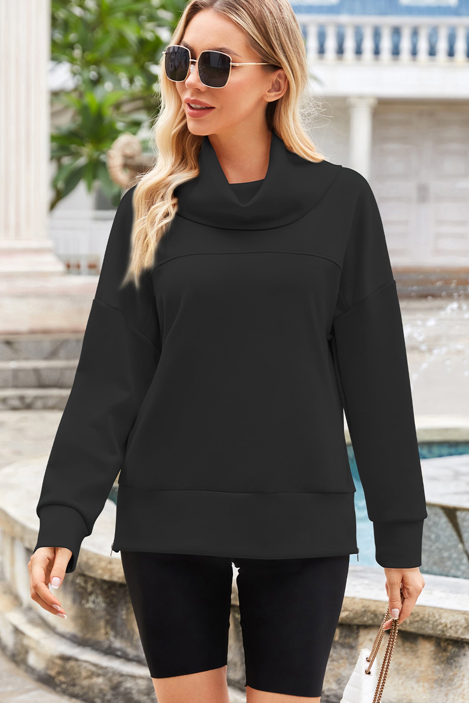 Cakulo Women's Oversized Fall Sweatshirt