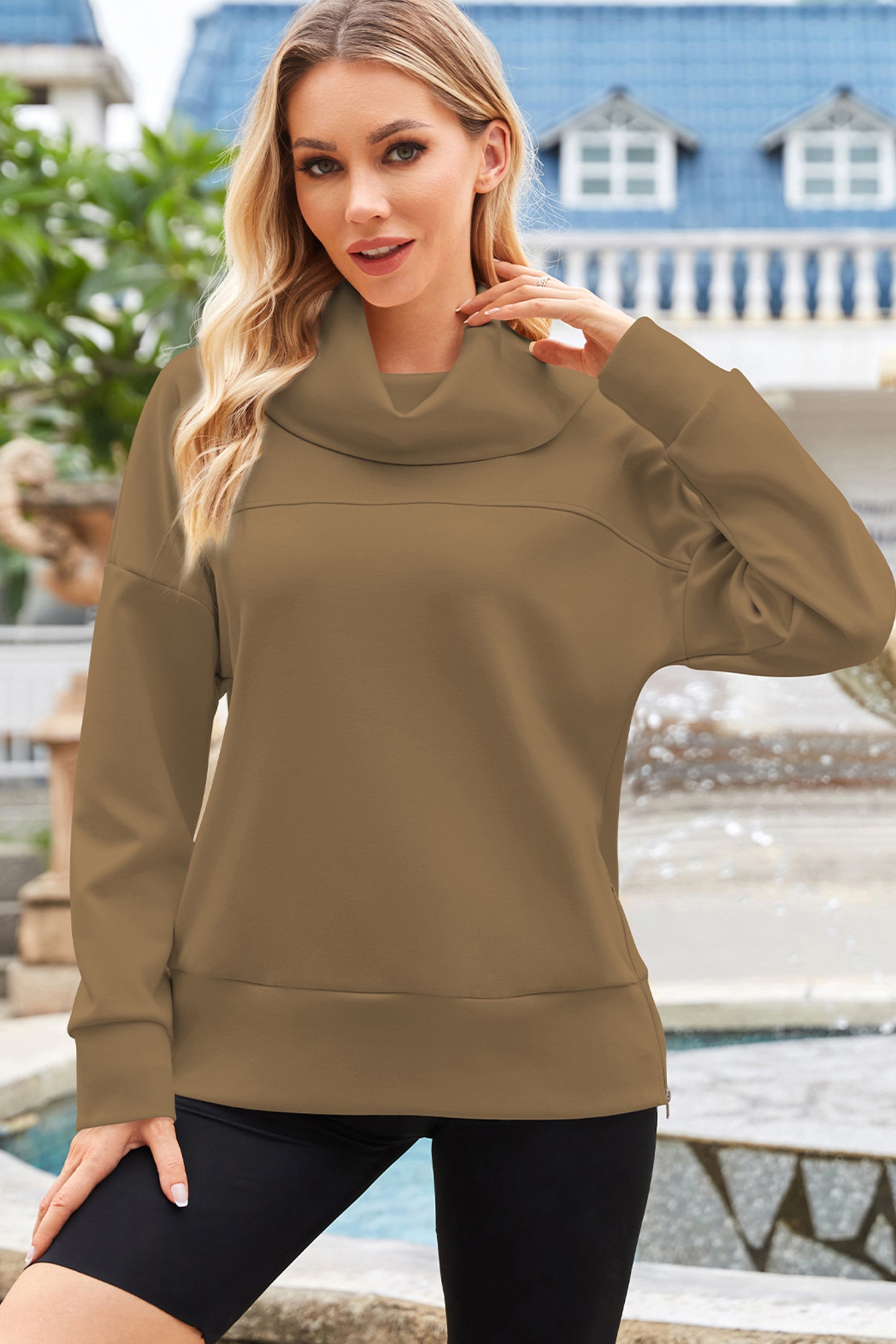 Cakulo Women's Oversized Fall Sweatshirt
