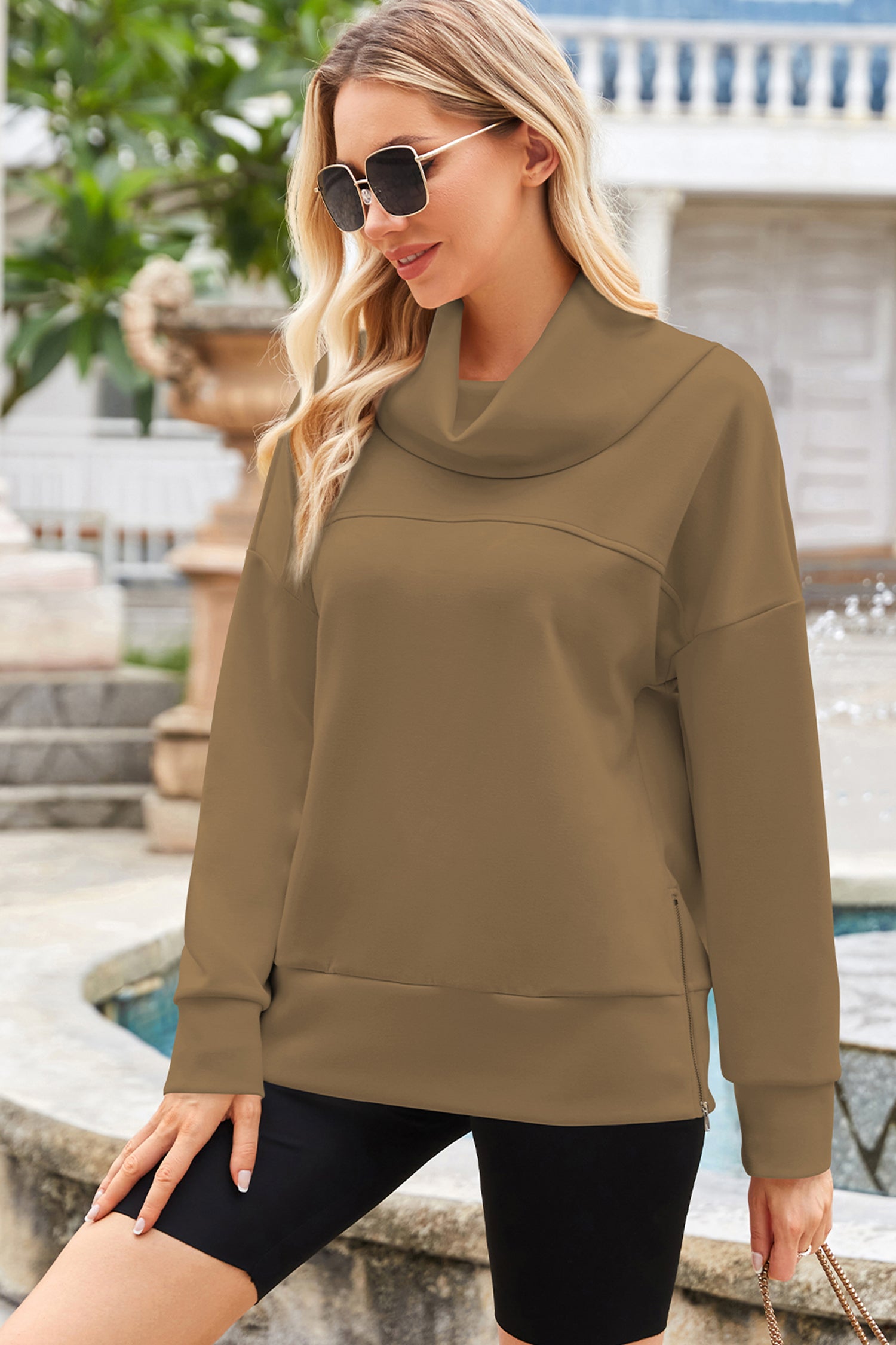 Cakulo Women's Oversized Fall Sweatshirt