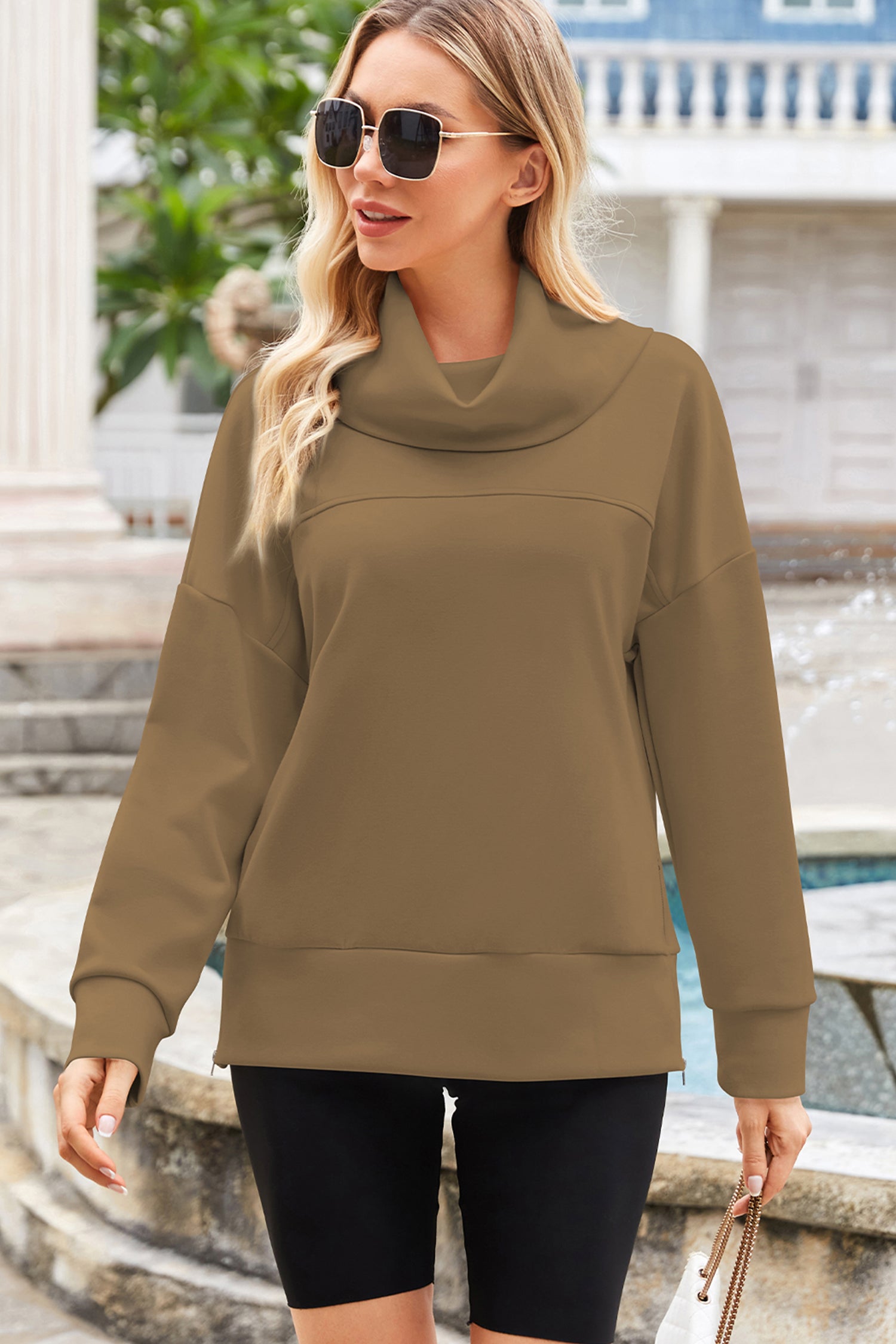 Cakulo Women's Oversized Fall Sweatshirt