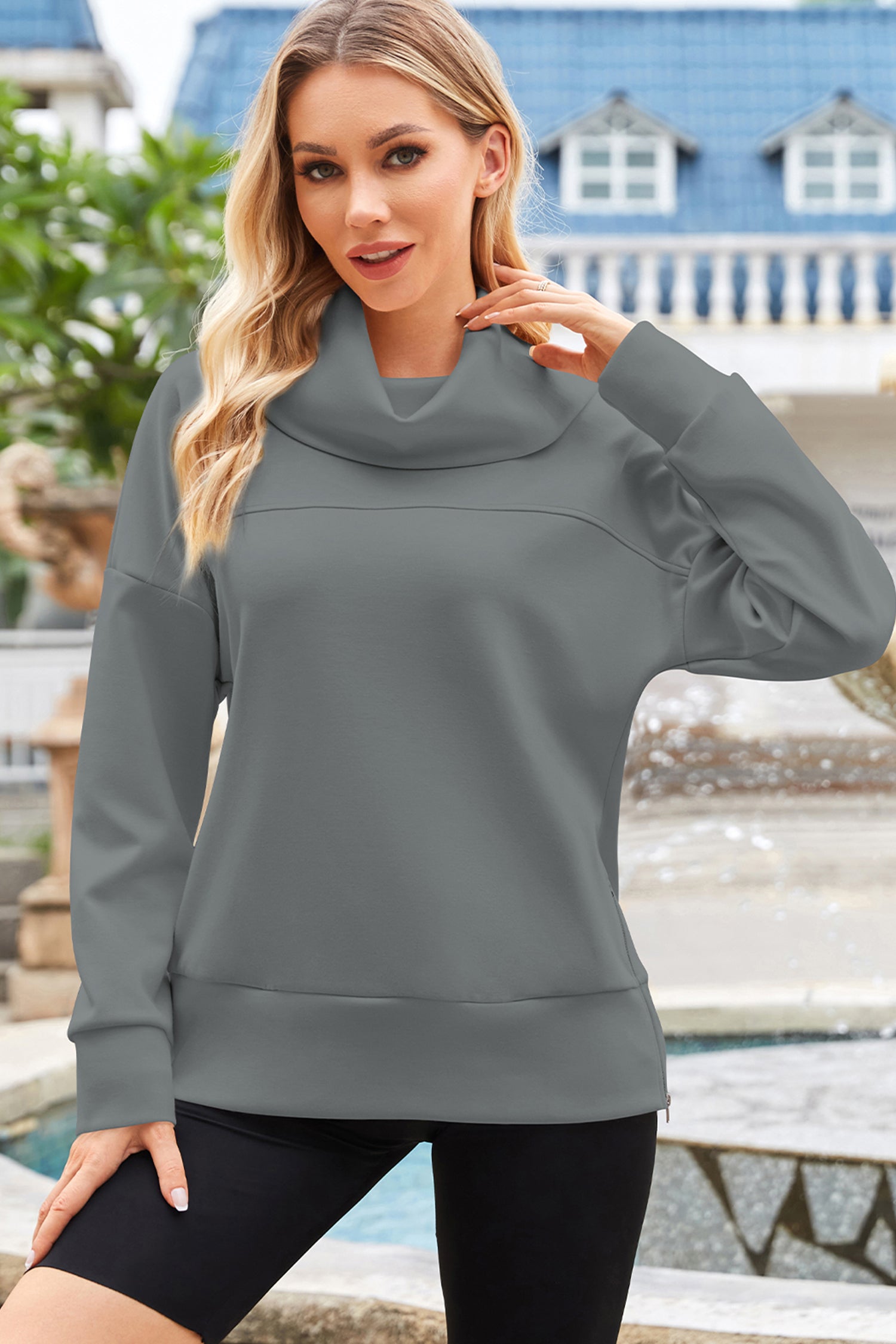 Cakulo Women's Oversized Fall Sweatshirt