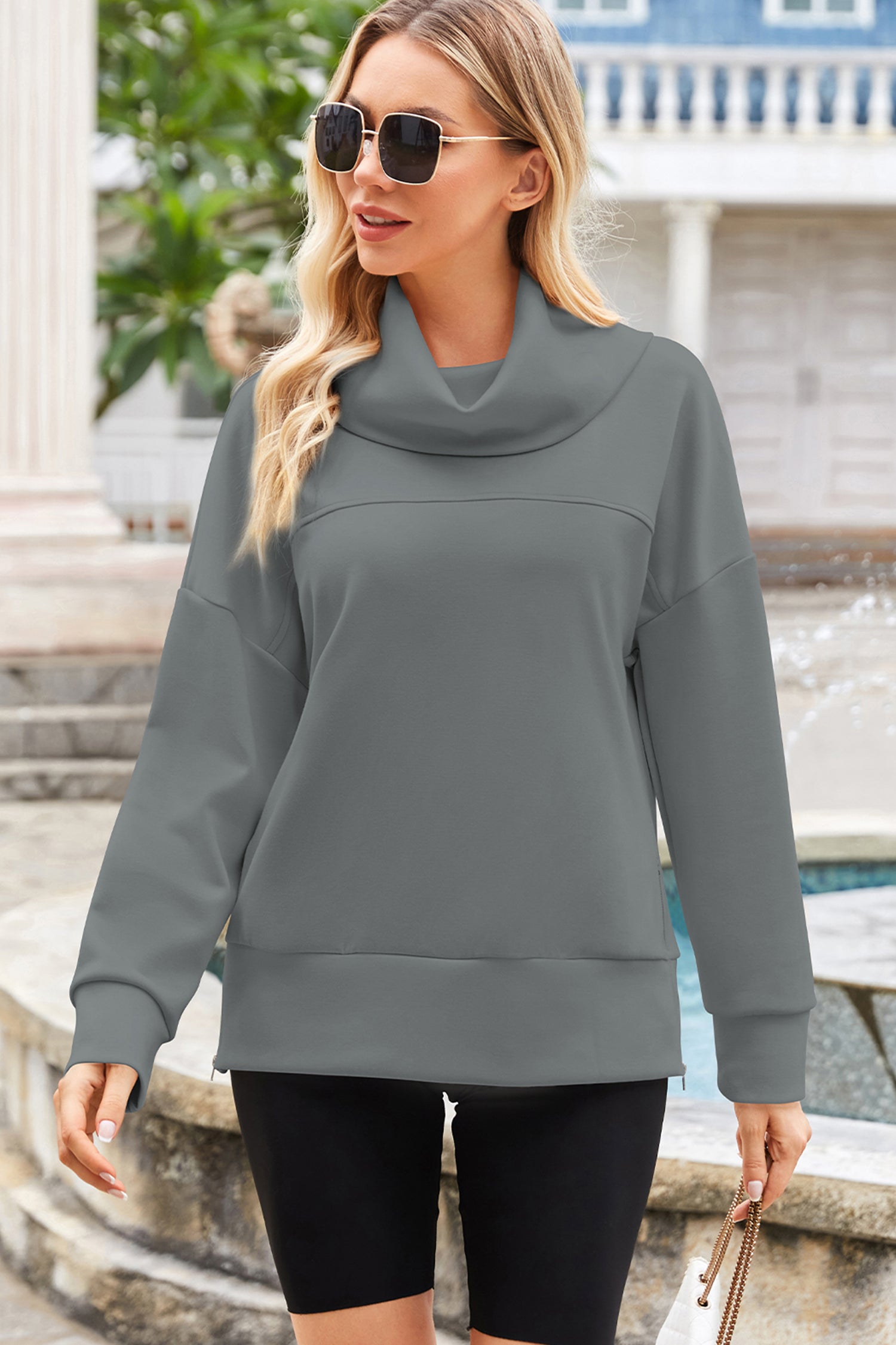 Cakulo Women's Oversized Fall Sweatshirt