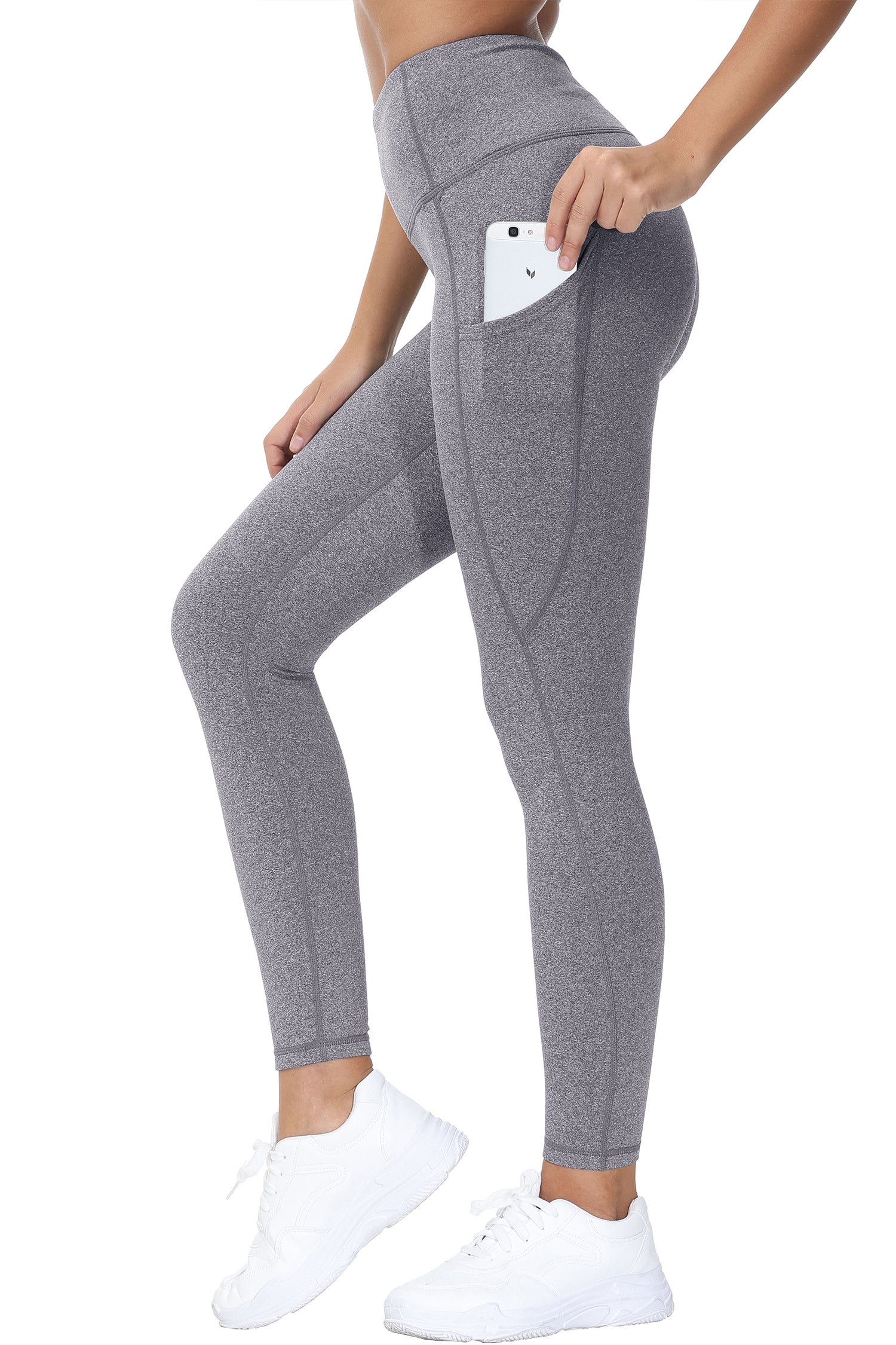 Cakulo High Waisted Leggings for Women-Soft Athletic Tummy Control Pants for Running Yoga