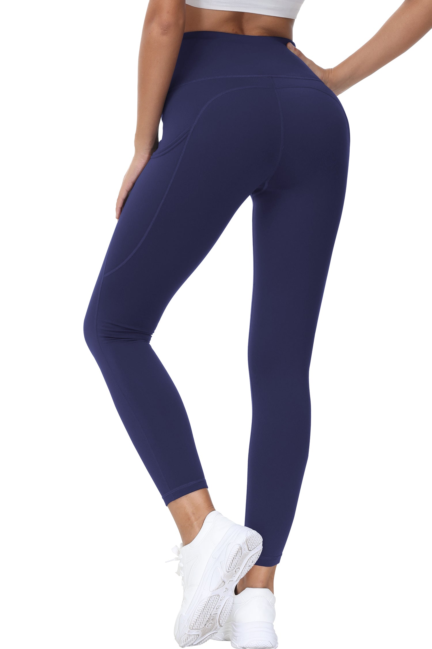 Cakulo High Waisted Leggings for Women-Soft Athletic Tummy Control Pants for Running Yoga