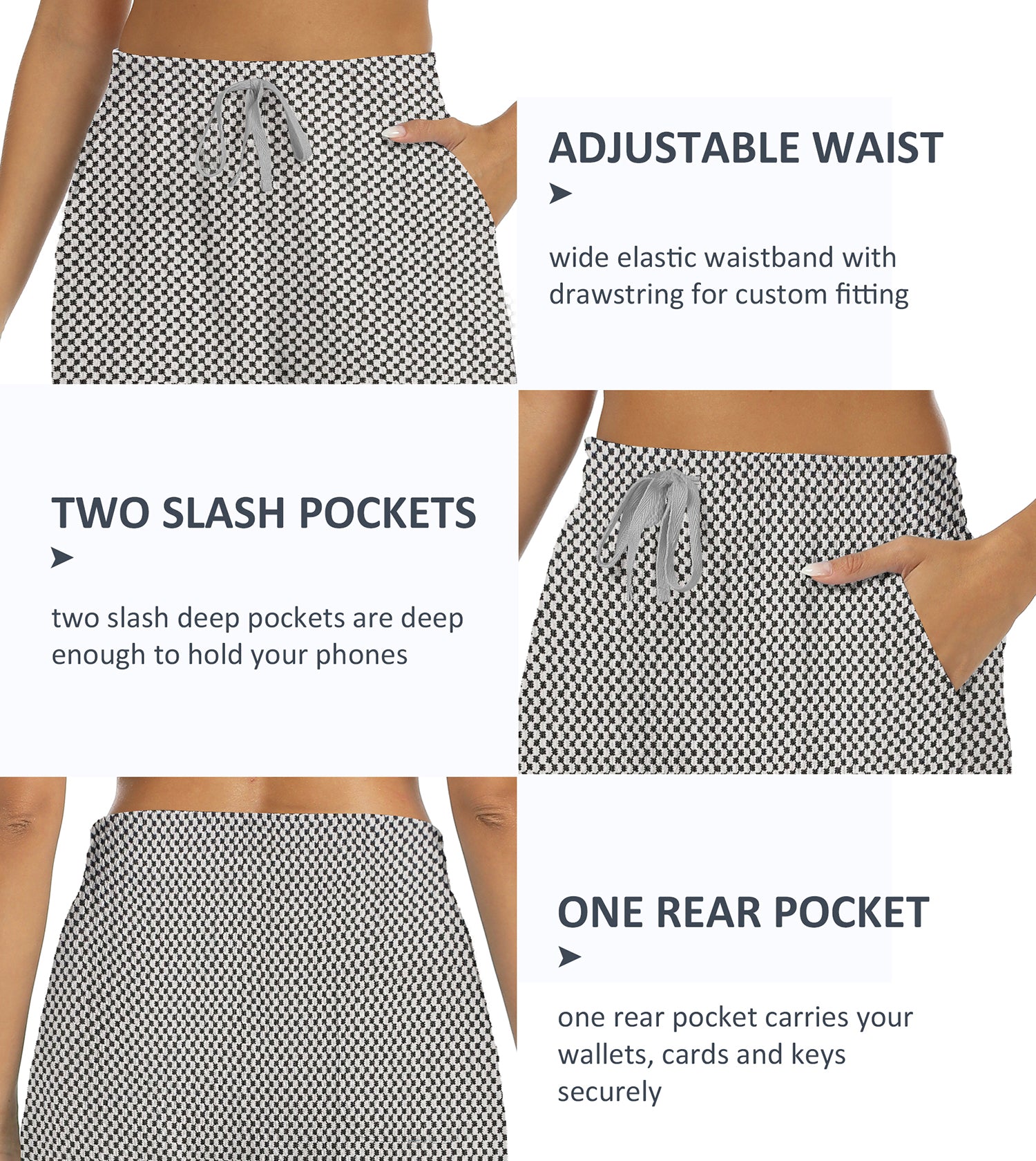 Cakulo Women's Cotton Capris