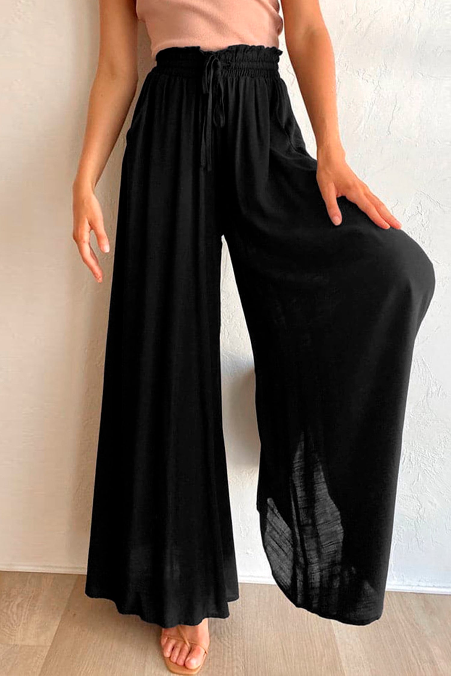 Cakulo Women's Wide Leg Beach Pants