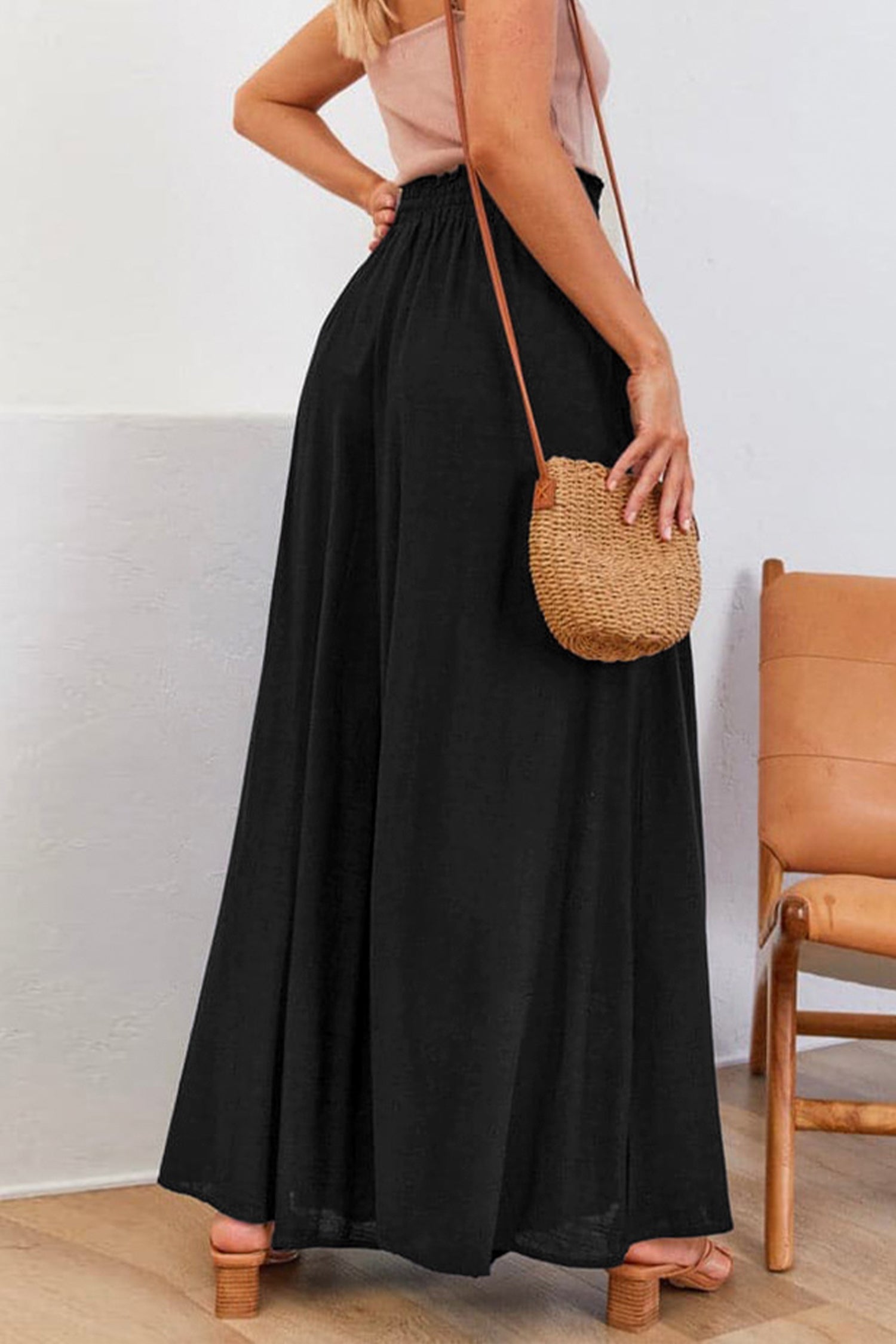 Cakulo Women's Wide Leg Beach Pants