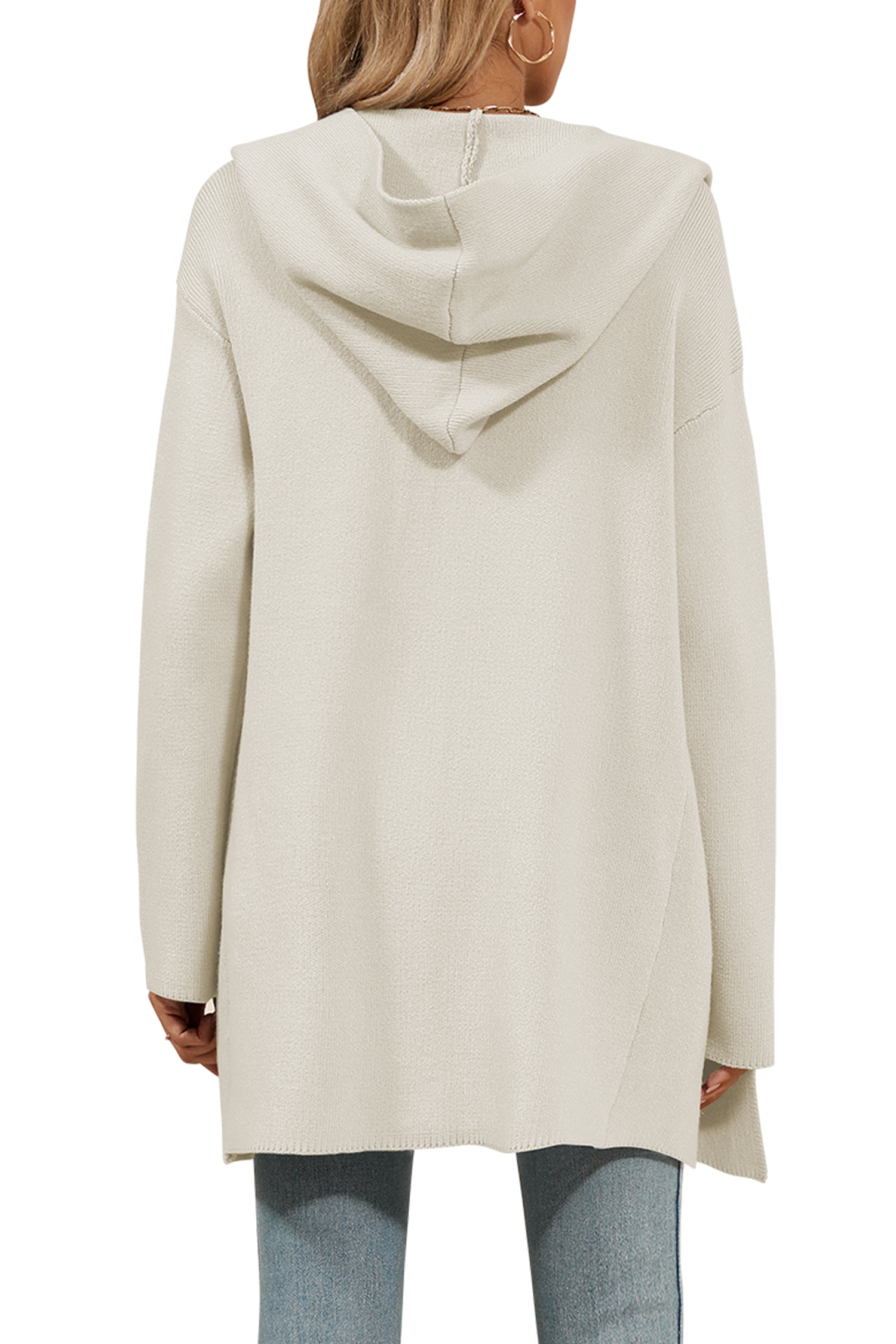 Cakulo Women's Oversized Hooded Cardigan Sweater