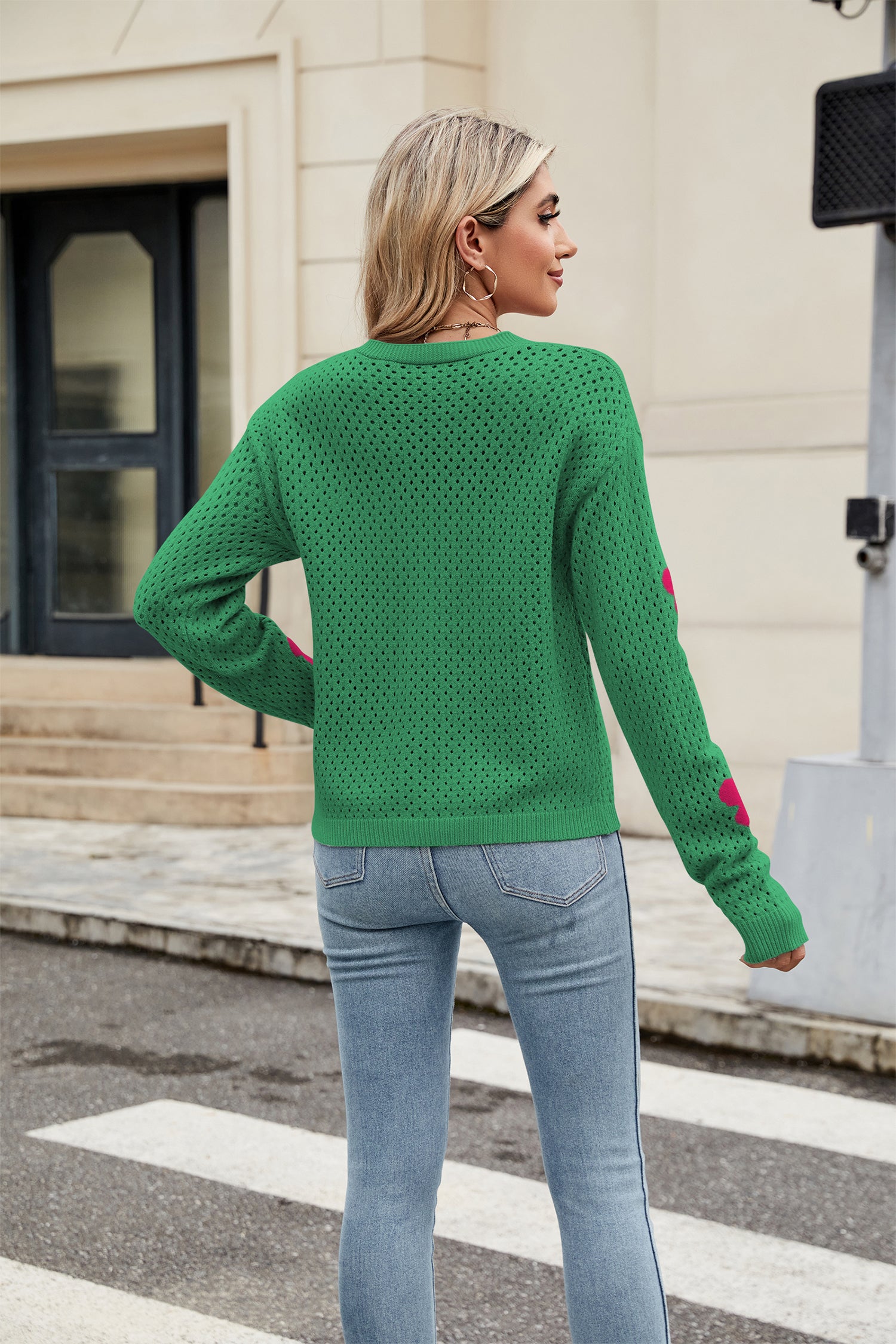 Cakulo Women's Crochet Cropped Cardigan Sweaters