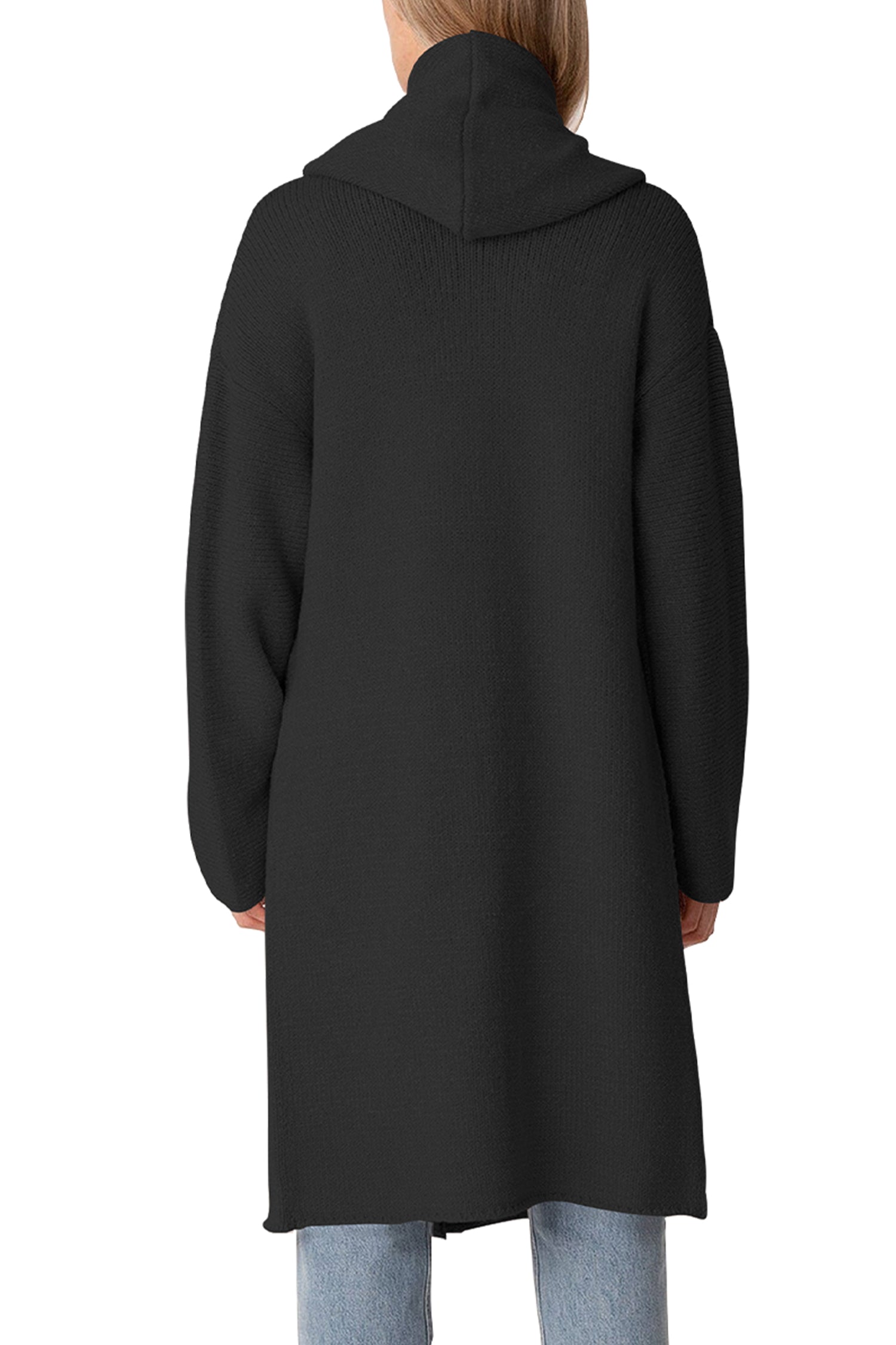Cakulo Trendy Women's Oversized Hooded Fall Cardigan Sweater