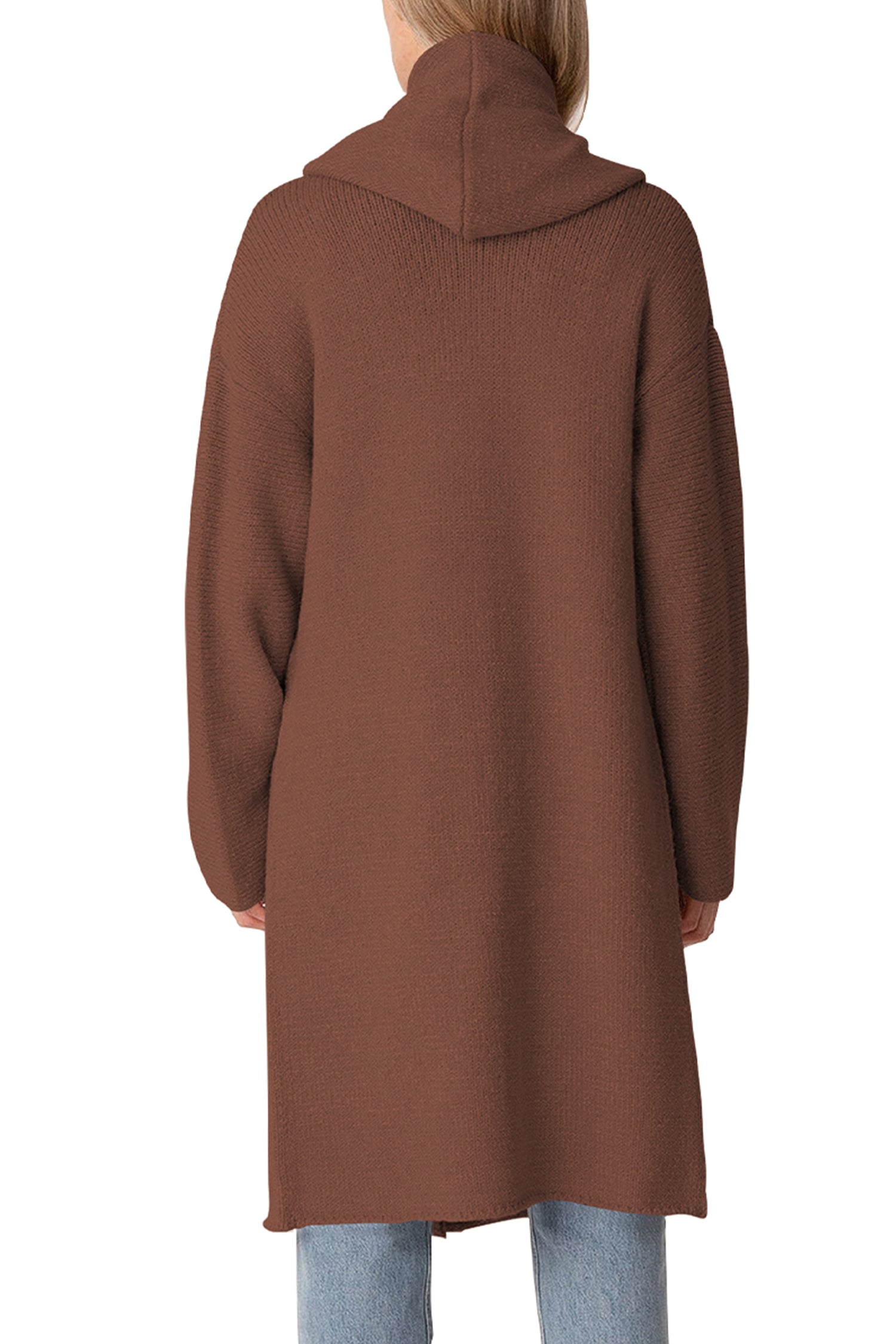 Cakulo Trendy Women's Oversized Hooded Fall Cardigan Sweater