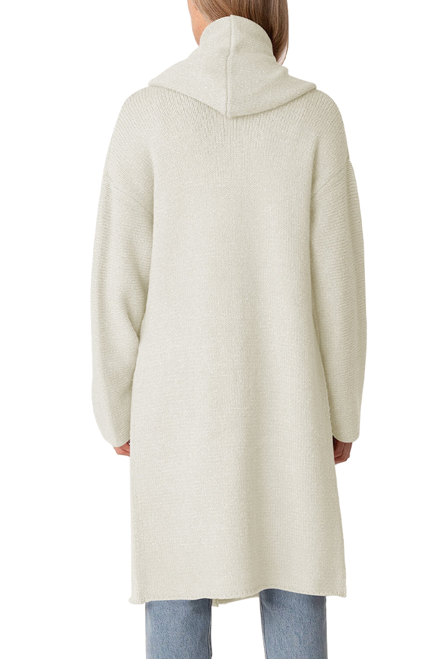 Cakulo Trendy Women's Oversized Hooded Fall Cardigan Sweater