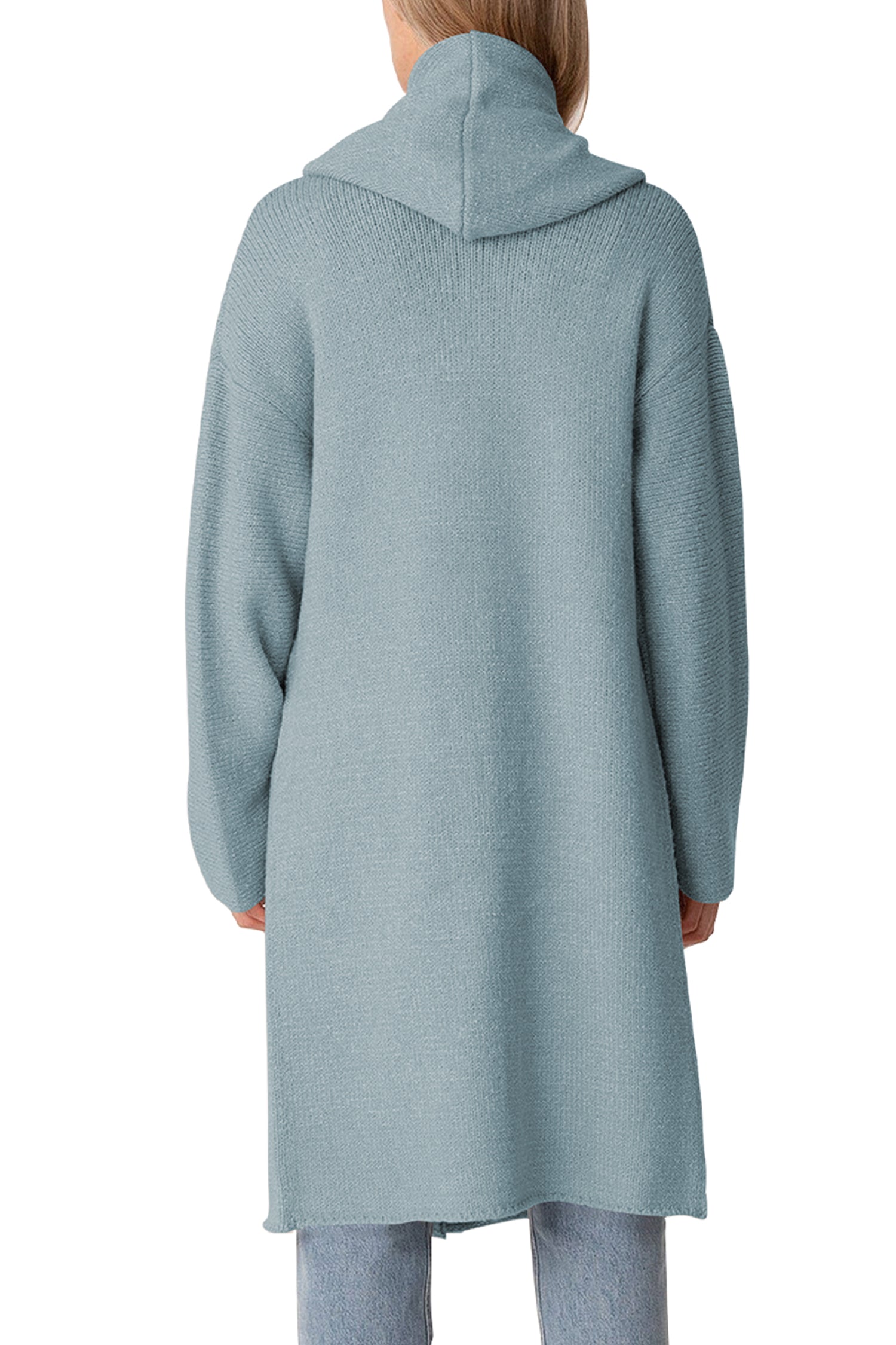 Cakulo Trendy Women's Oversized Hooded Fall Cardigan Sweater