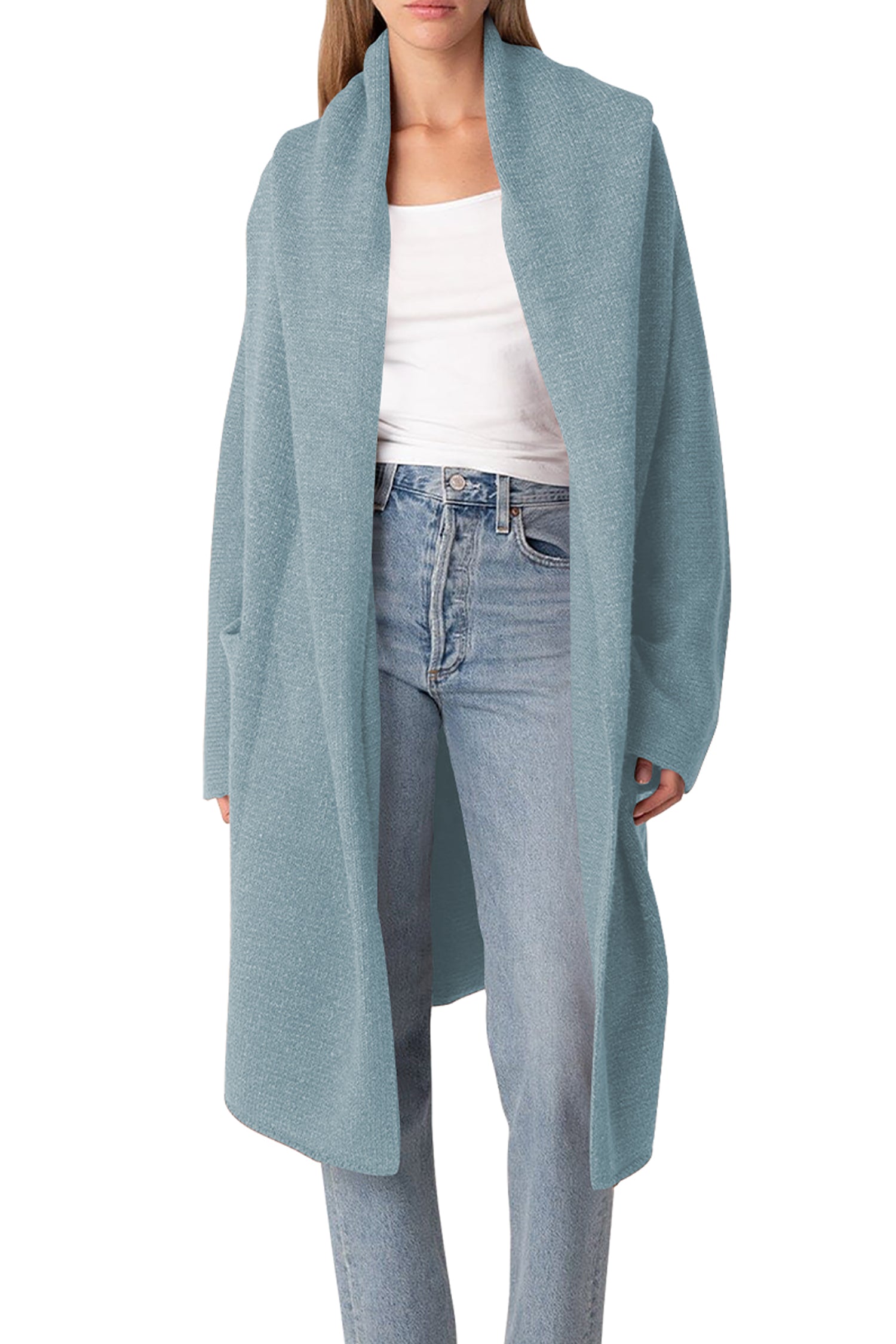 Cakulo Trendy Women's Oversized Hooded Fall Cardigan Sweater