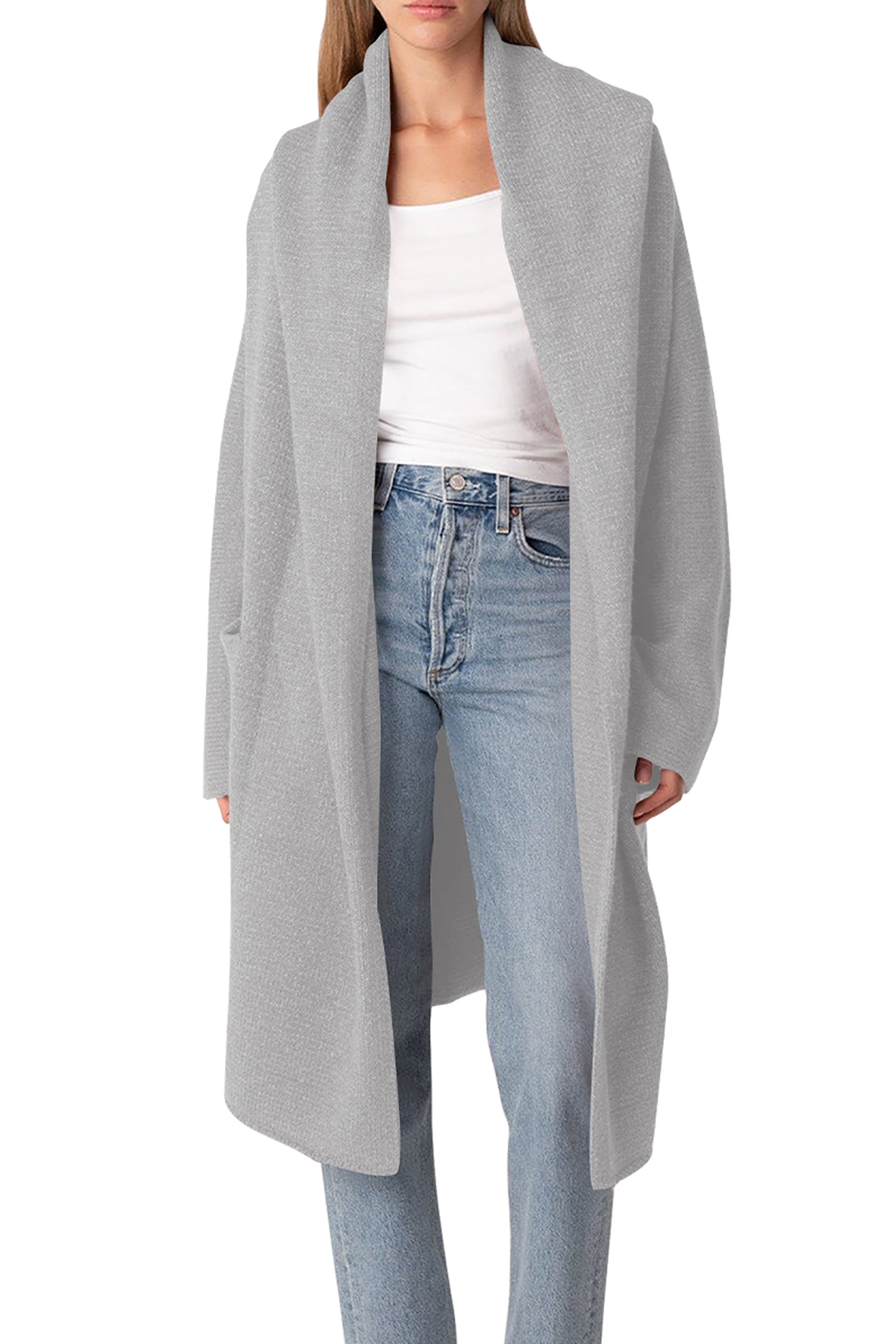 Cakulo Trendy Women's Oversized Hooded Fall Cardigan Sweater