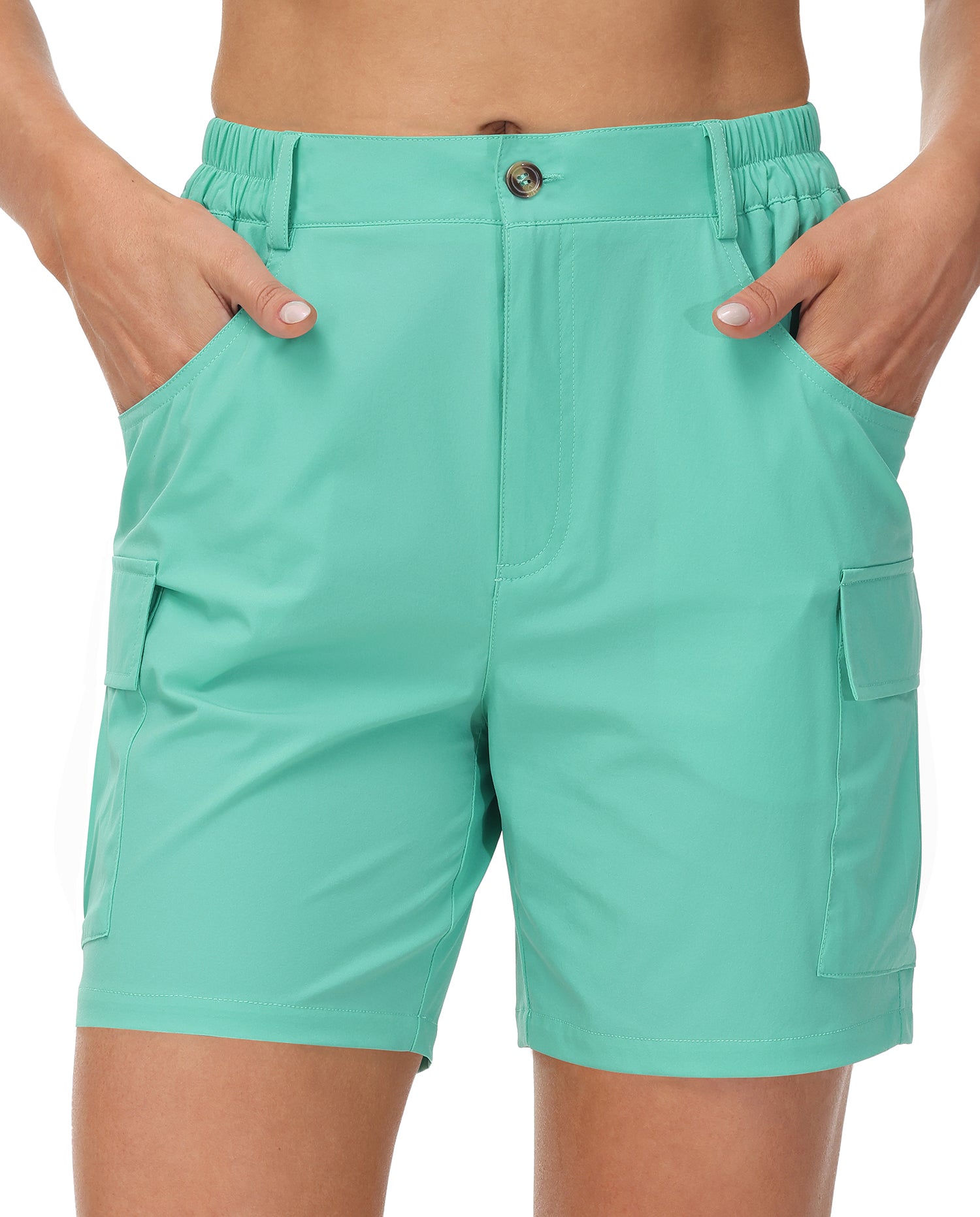 Cakulo Women's 6'' Quick Dry Hiking Shorts