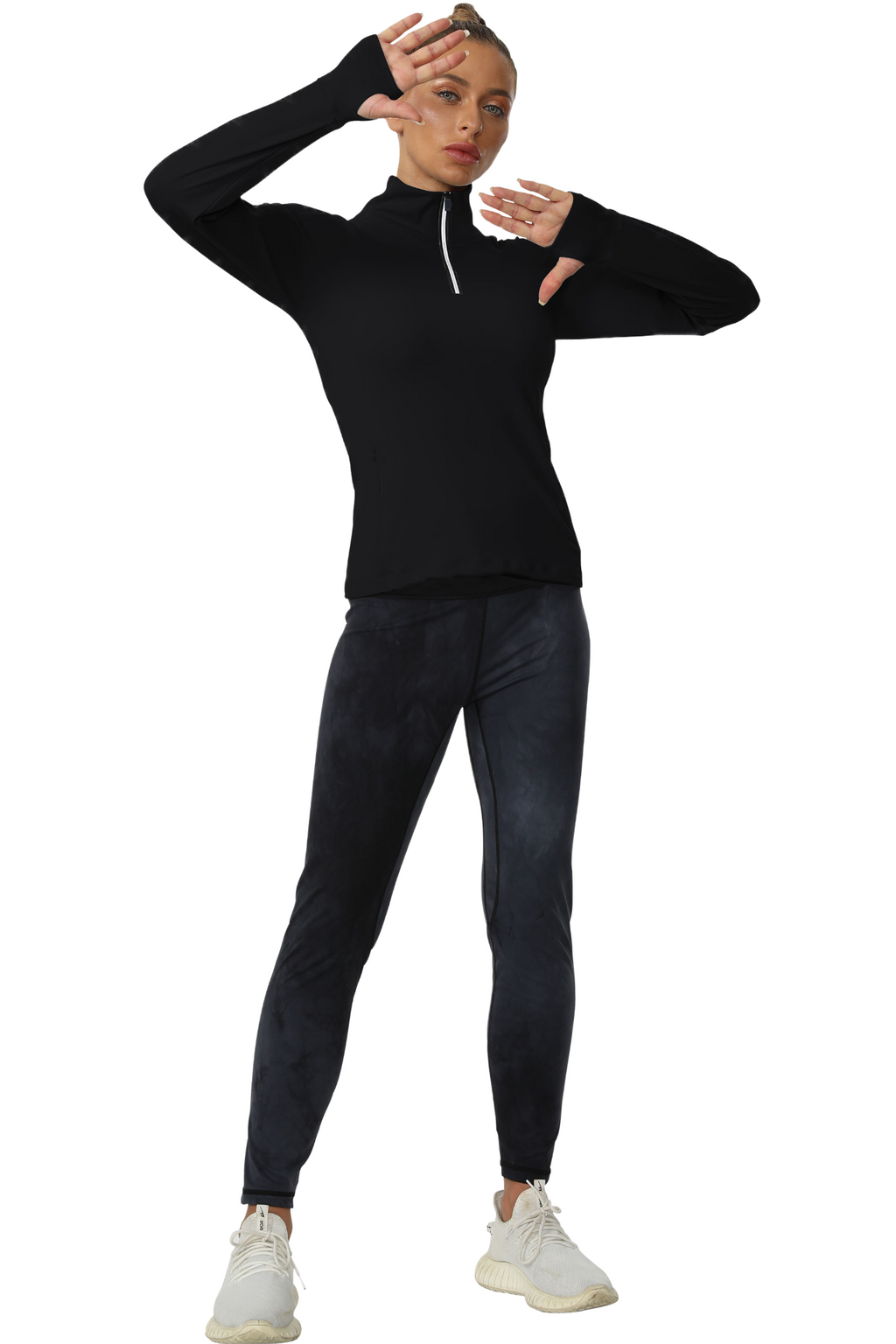 Cakulo Women's Protection Golf Jackets Lightweight Full - Zip Long - Sleeve with Pockets