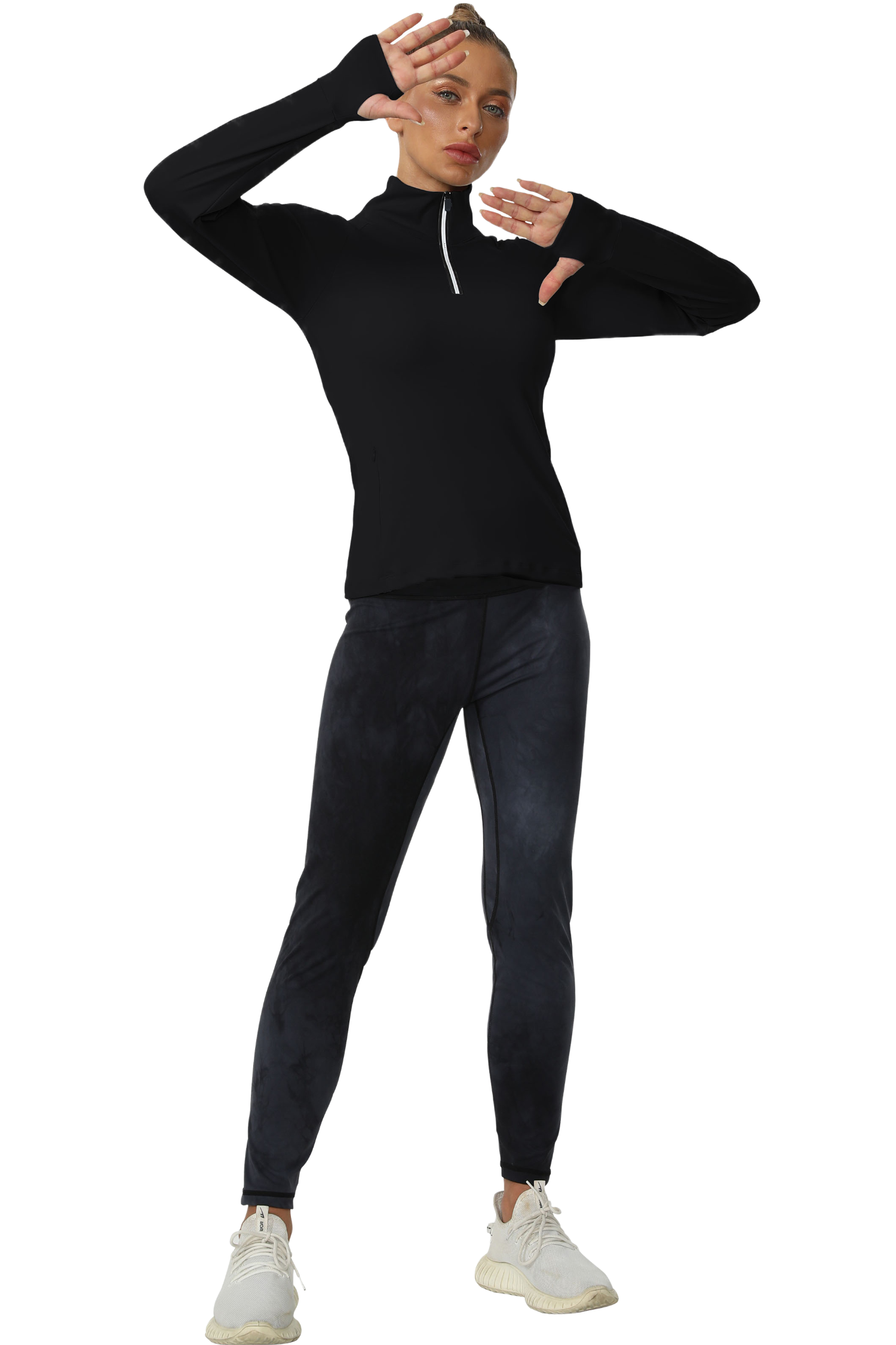 Cakulo Women's Protection Golf Jackets Lightweight Full - Zip Long - Sleeve with Pockets