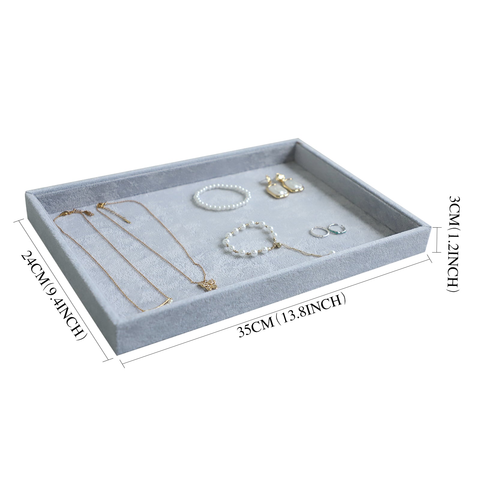 Cakulo Jewelry Display Drawer Insert Jewelry Storage Tray