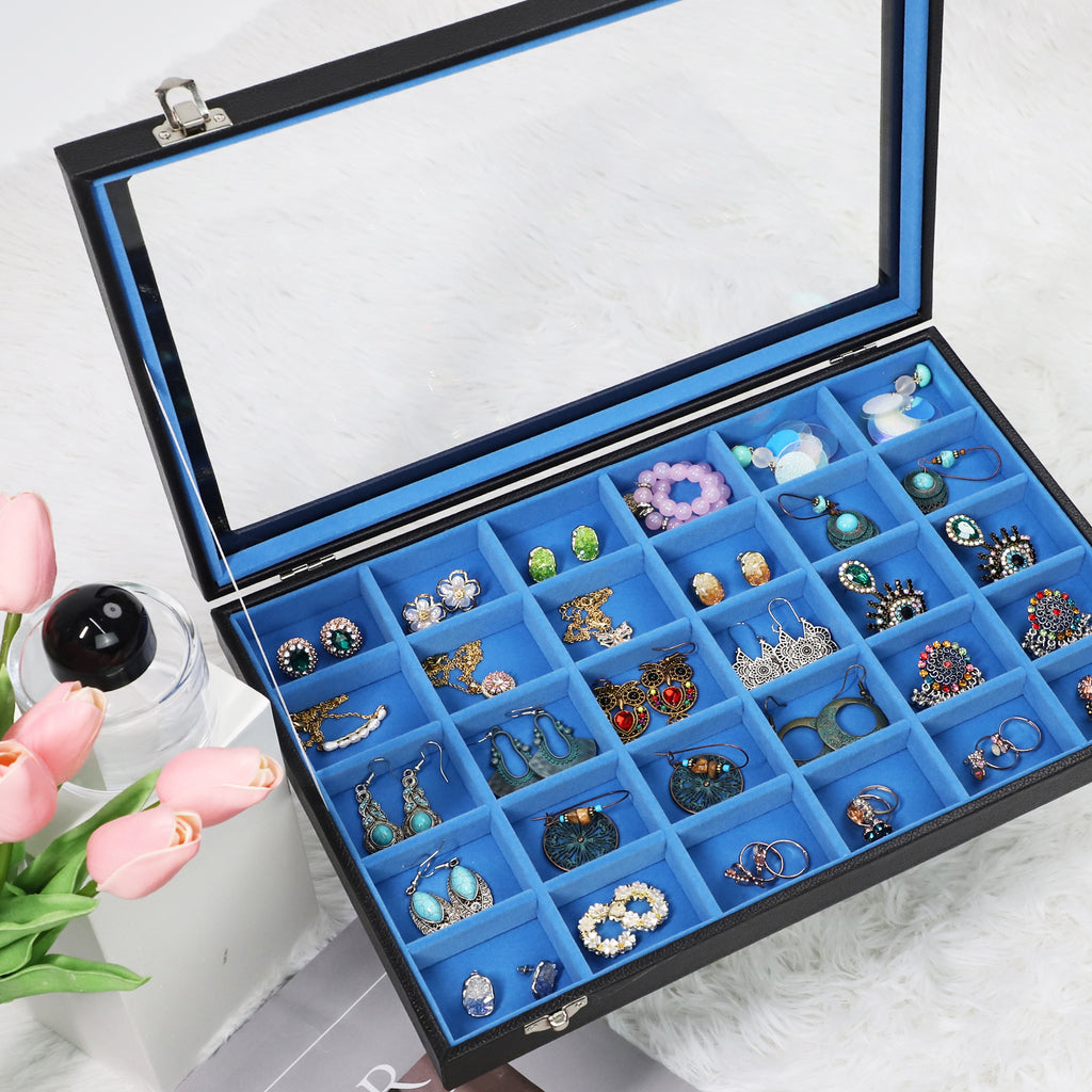 Cakulo Jewelry Organizer Earring Holder Organizer