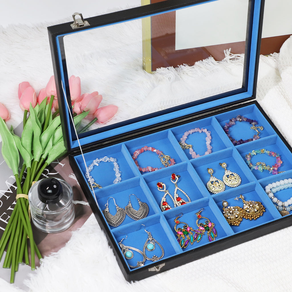 Cakulo Jewelry Organizer Earring Holder Organizer