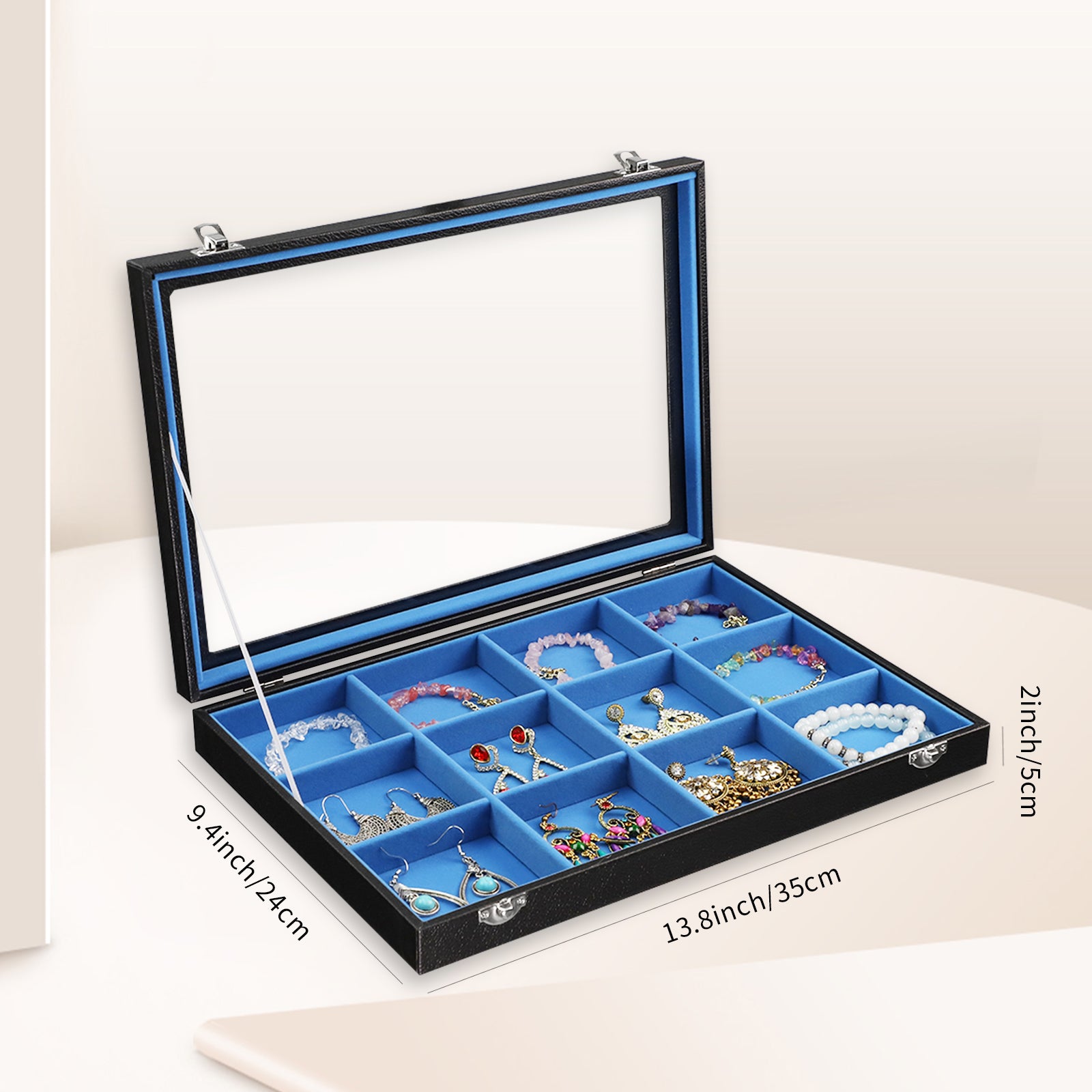 Cakulo Jewelry Organizer Earring Holder Organizer