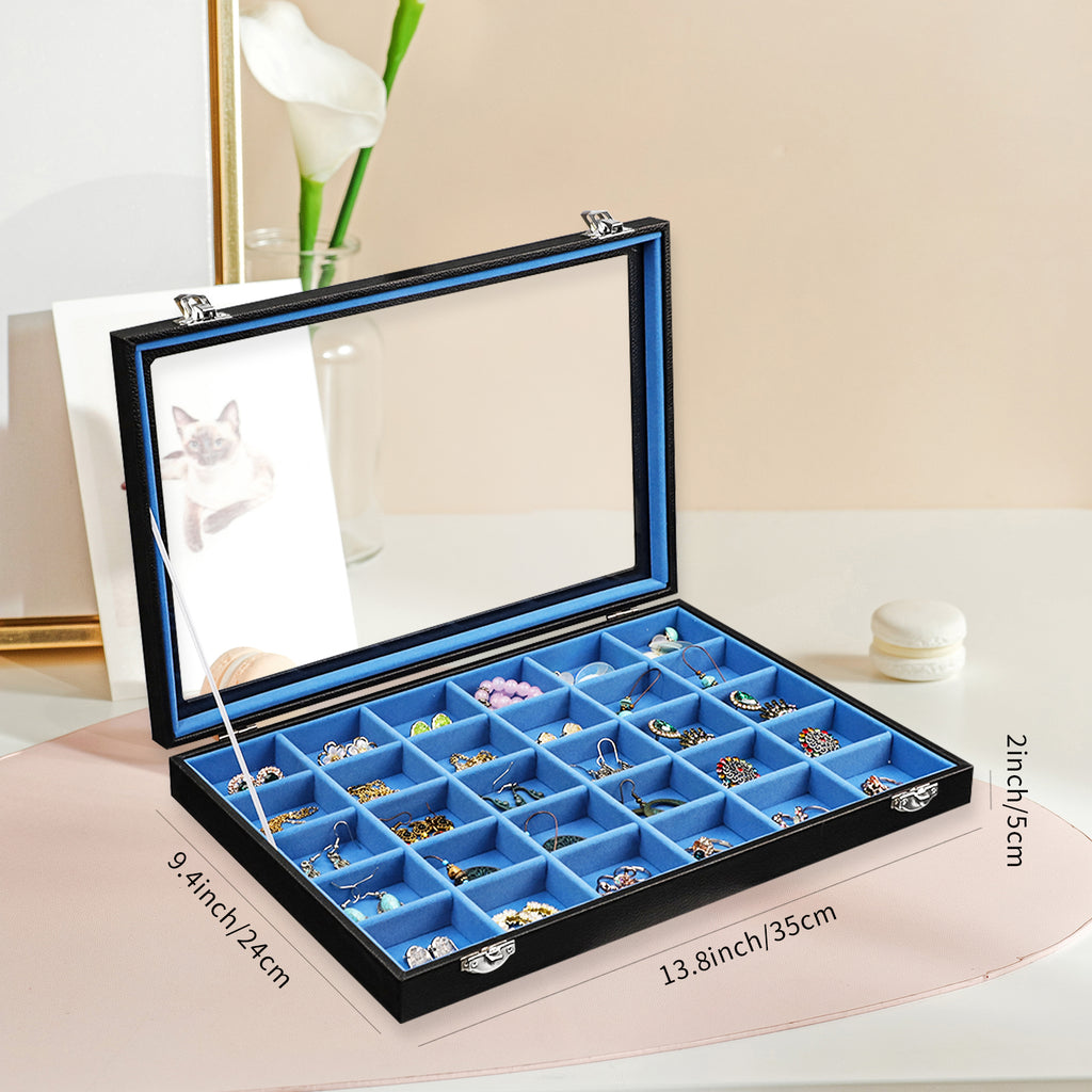 Cakulo Jewelry Organizer Earring Holder Organizer