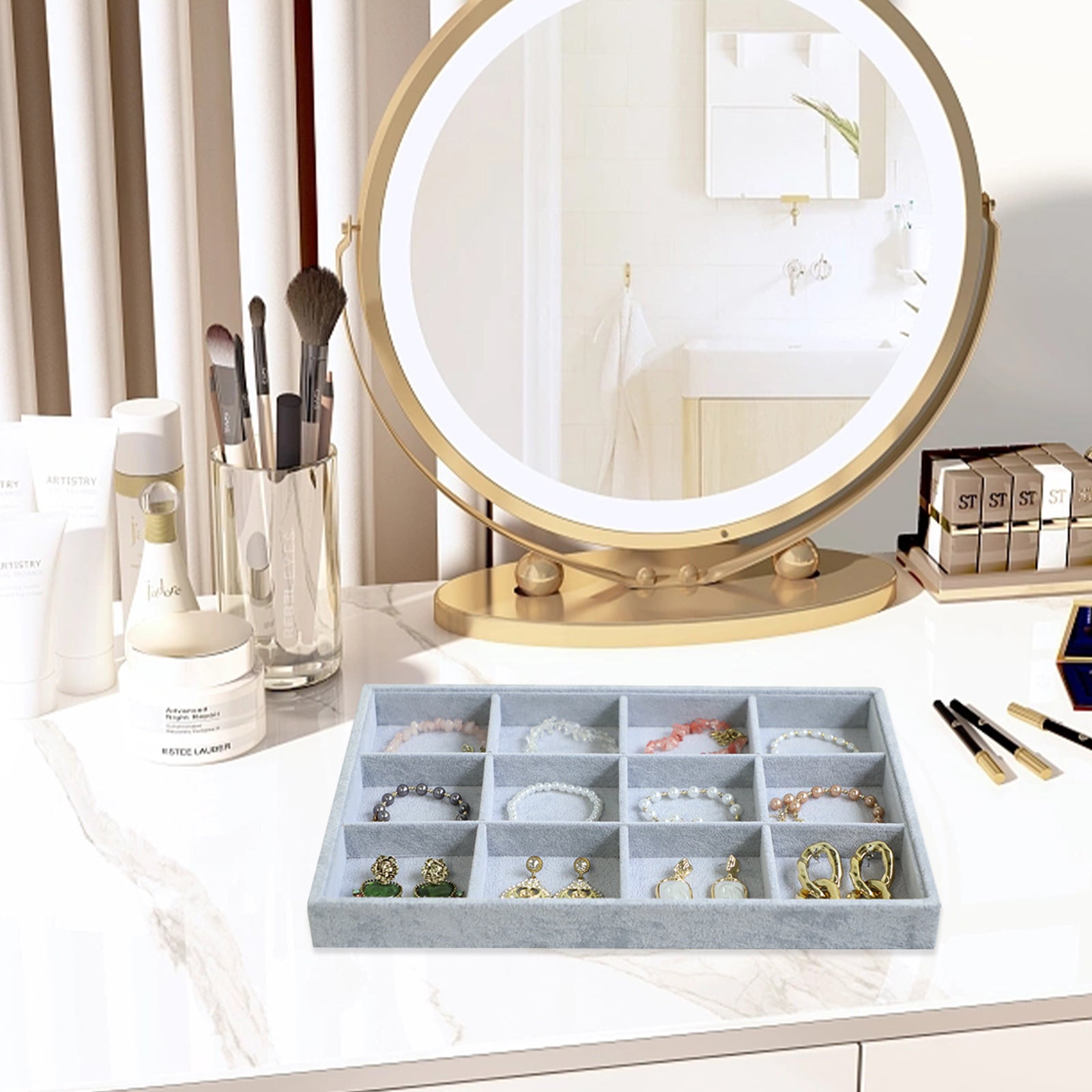 Cakulo Jewelry Display Drawer Insert Jewelry Storage Tray
