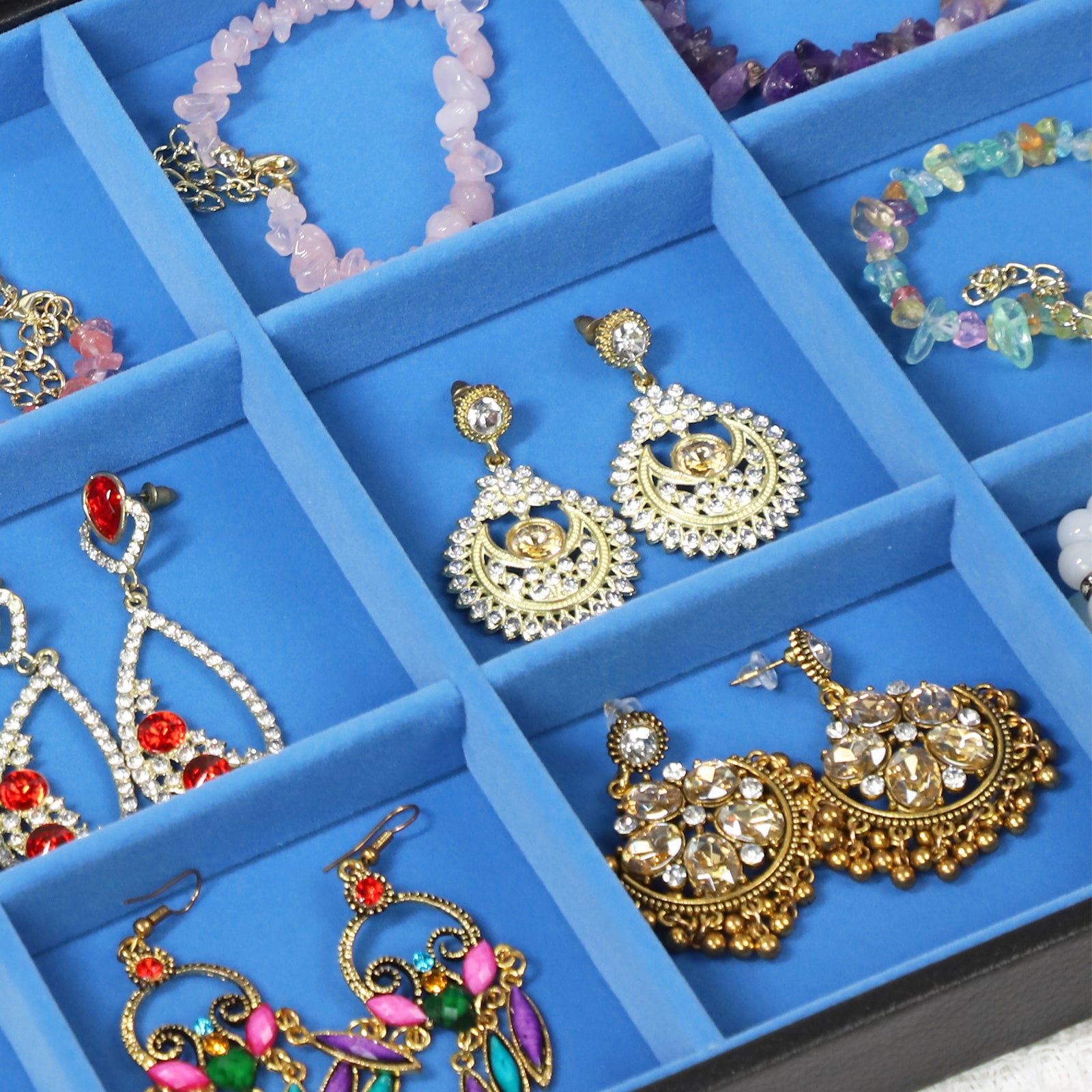 Cakulo Jewelry Organizer Earring Holder Organizer