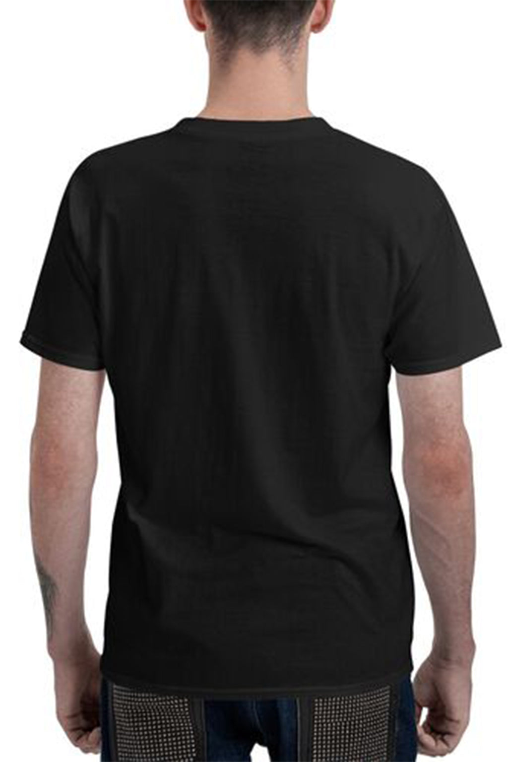 Cakulo Men's Round Neck Short-Sleeve T-Shirt ( Front Customization)