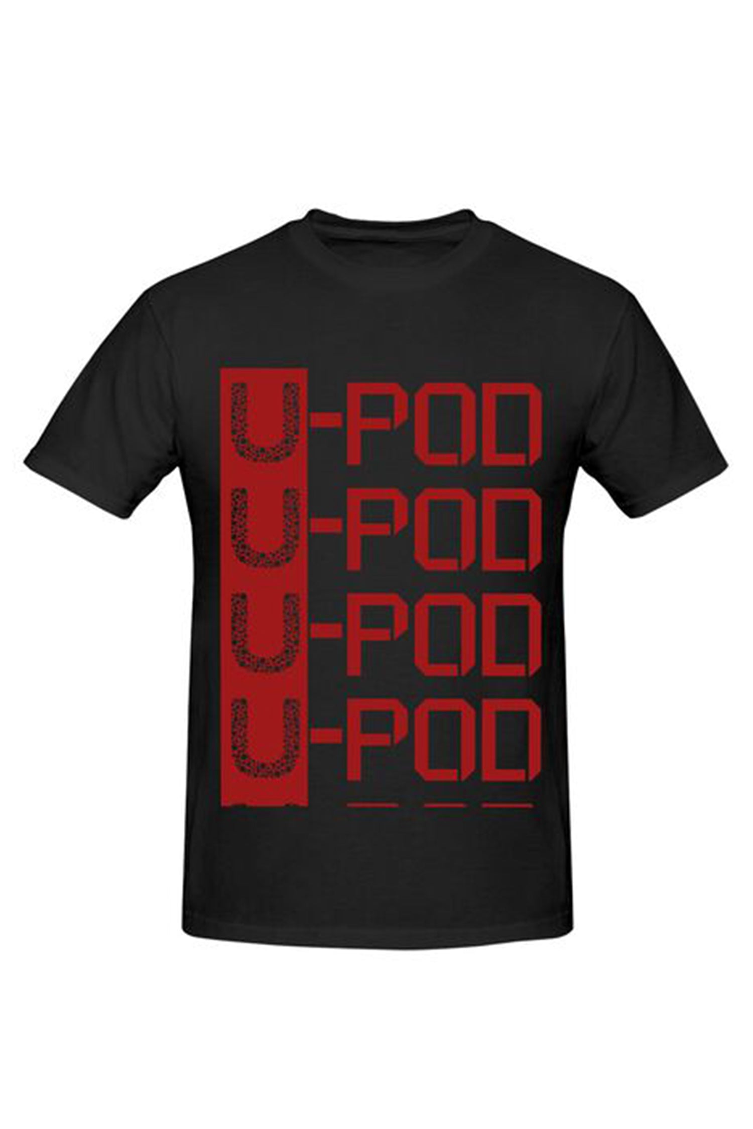 Men's Round Neck Short-Sleeve T-Shirt (Back area print)