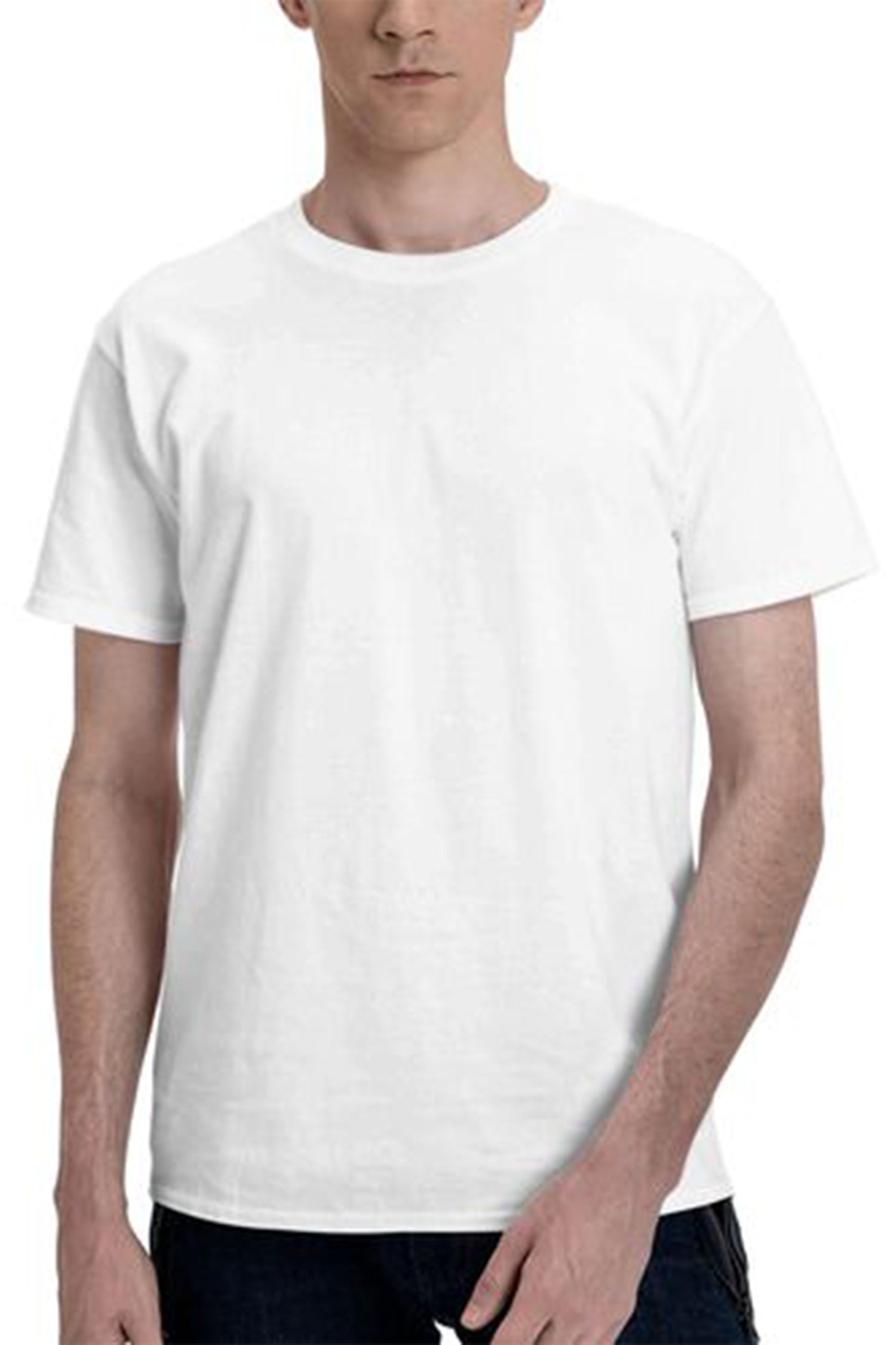 Men's Round Neck Short-Sleeve T-Shirt (Back area print)