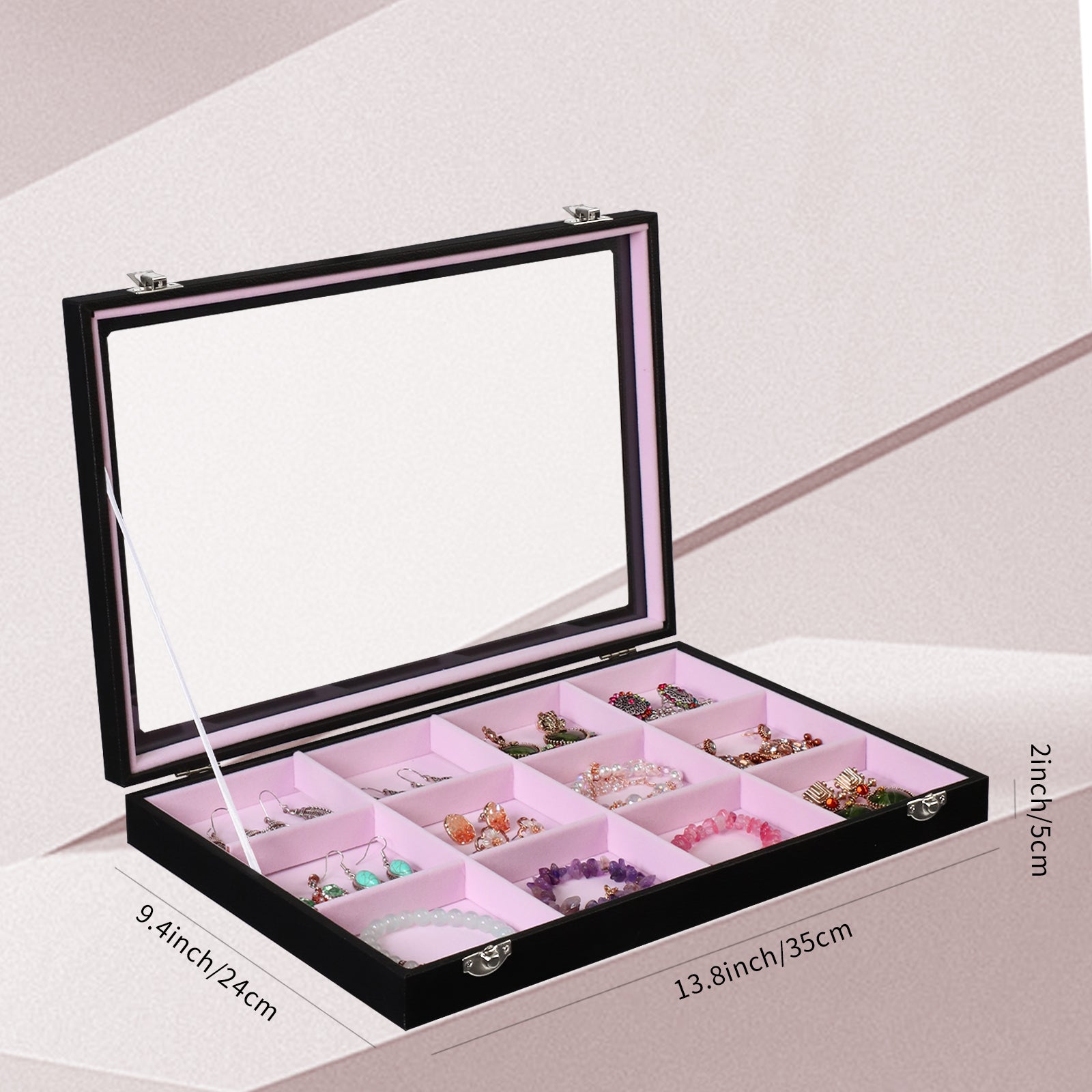 Cakulo Jewelry Organizer Earring Holder Organizer