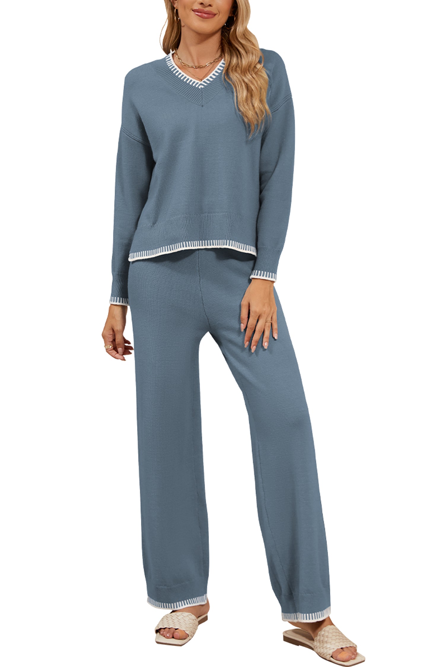 Cakulo Women's 2-Piece Set Fall Sweatsuit Loungewear