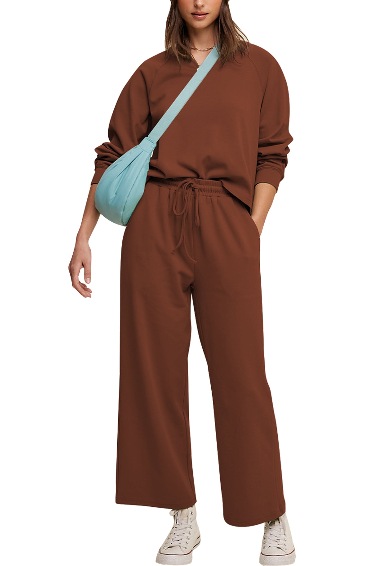 Cakulo Women's Trendy 2-Piece Fall Tracksuit