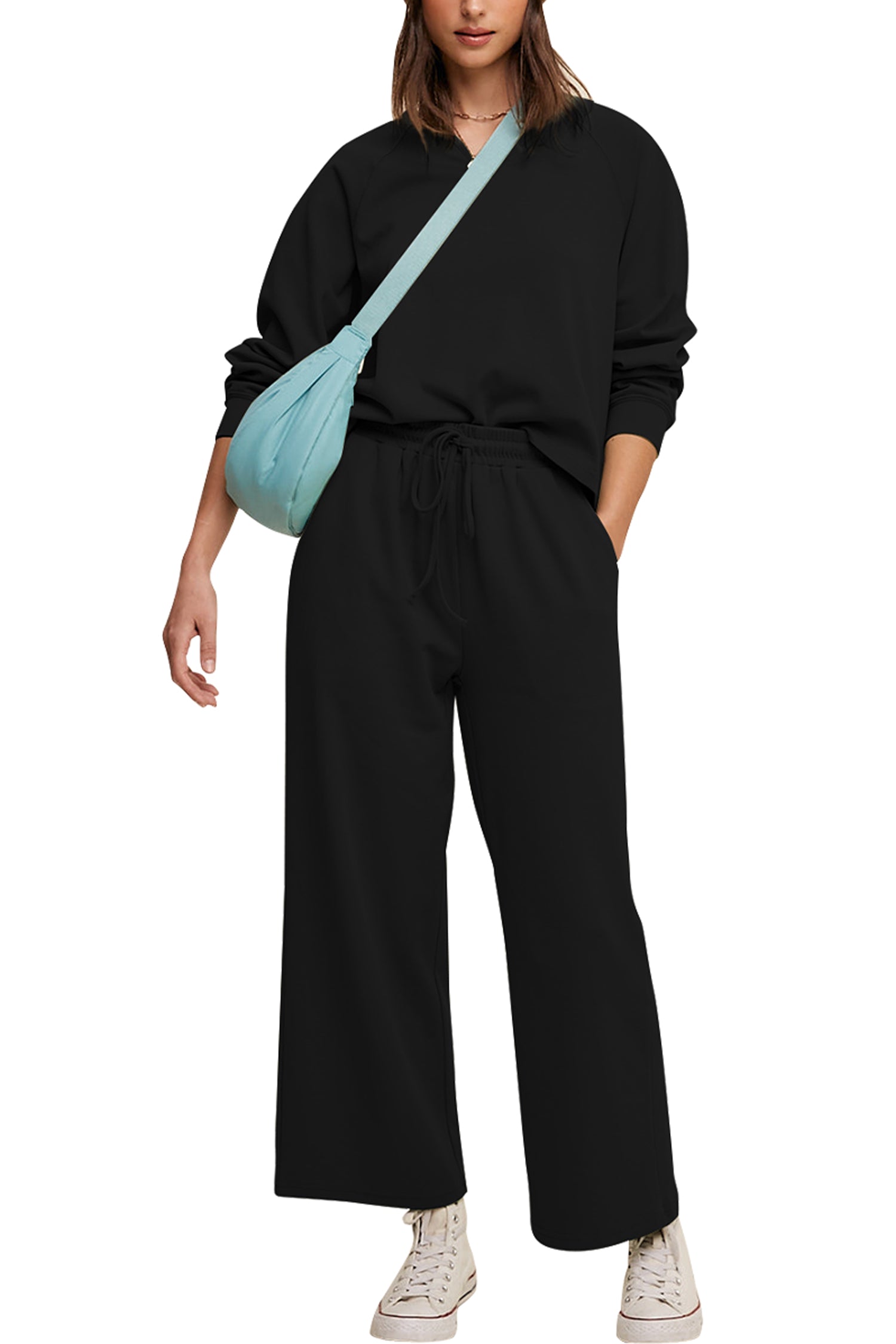 Cakulo Women's Trendy 2-Piece Fall Tracksuit