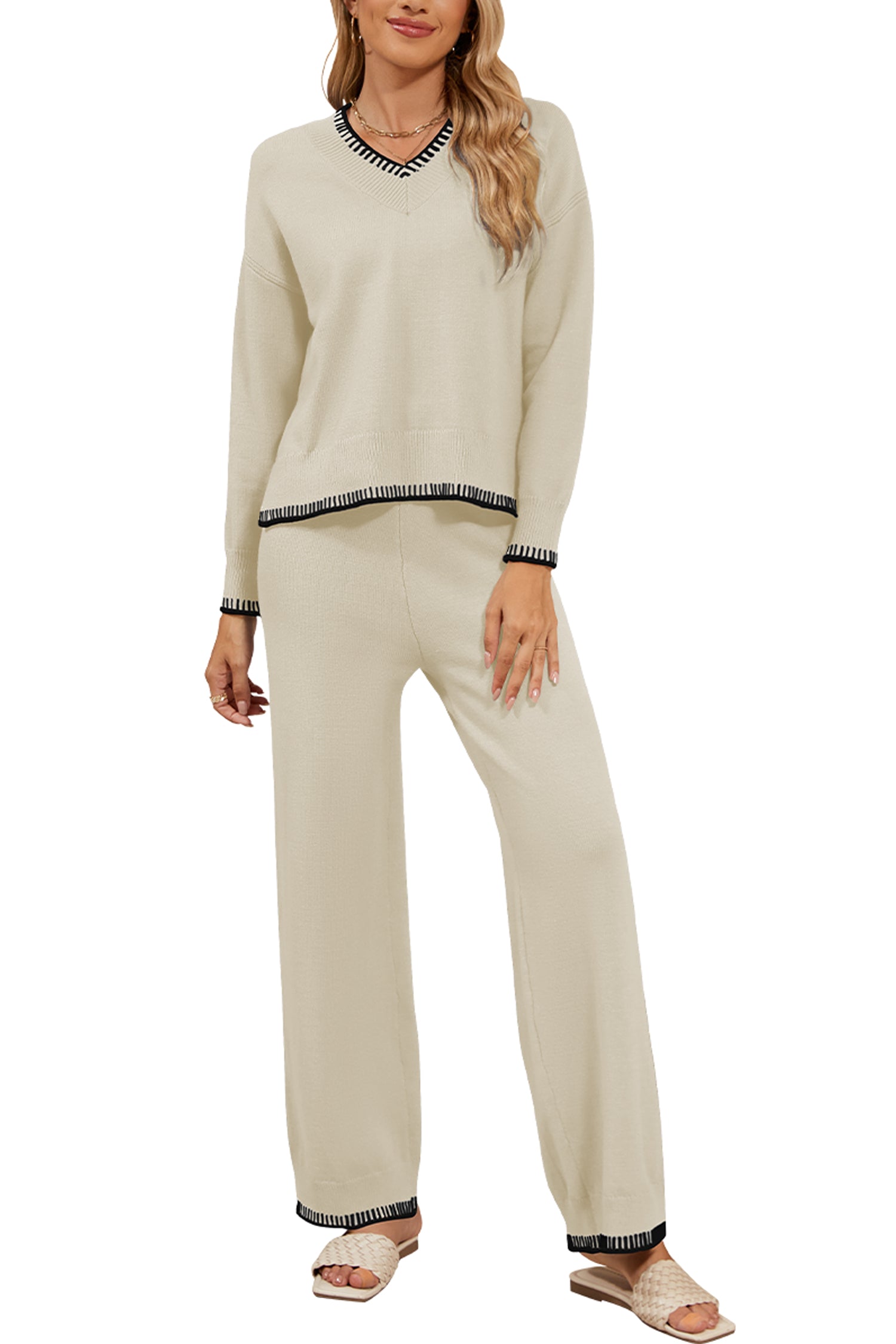 Cakulo Women's 2-Piece Set Fall Sweatsuit Loungewear