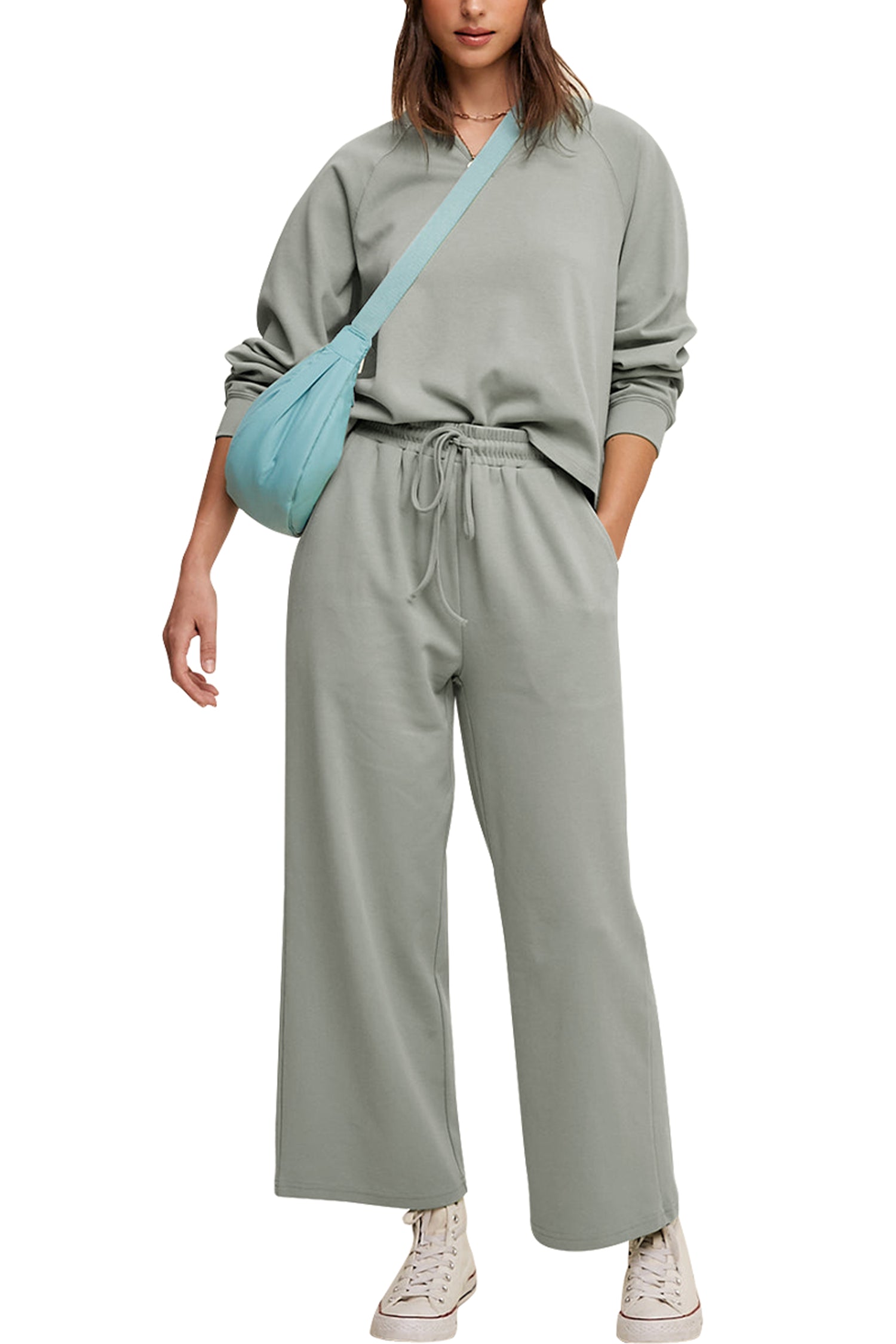 Cakulo Women's Trendy 2-Piece Fall Tracksuit