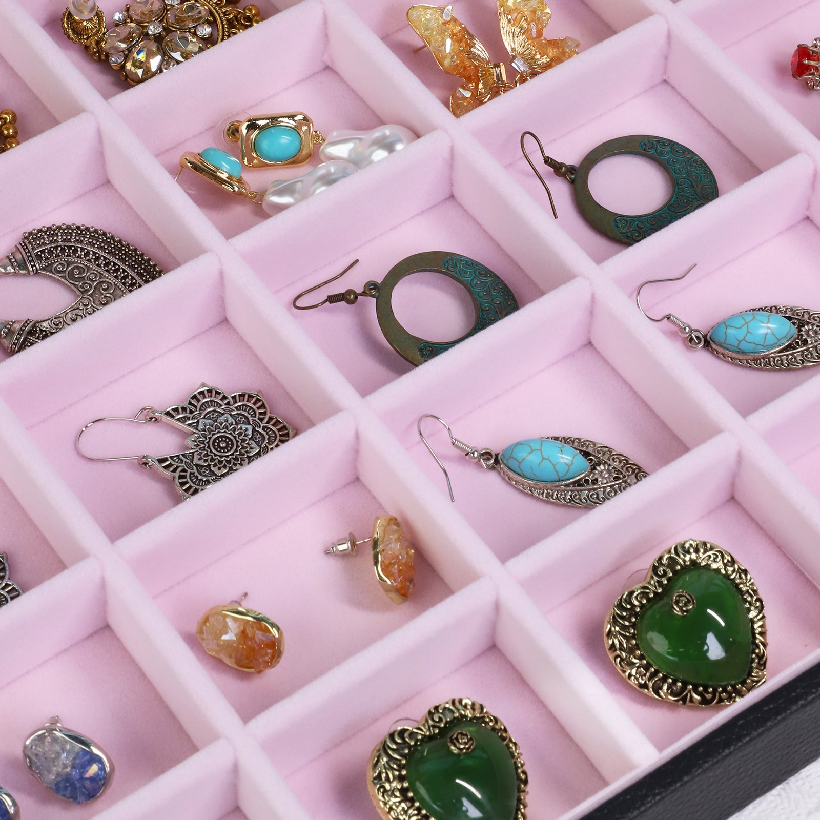 Cakulo Jewelry Organizer Earring Holder Organizer