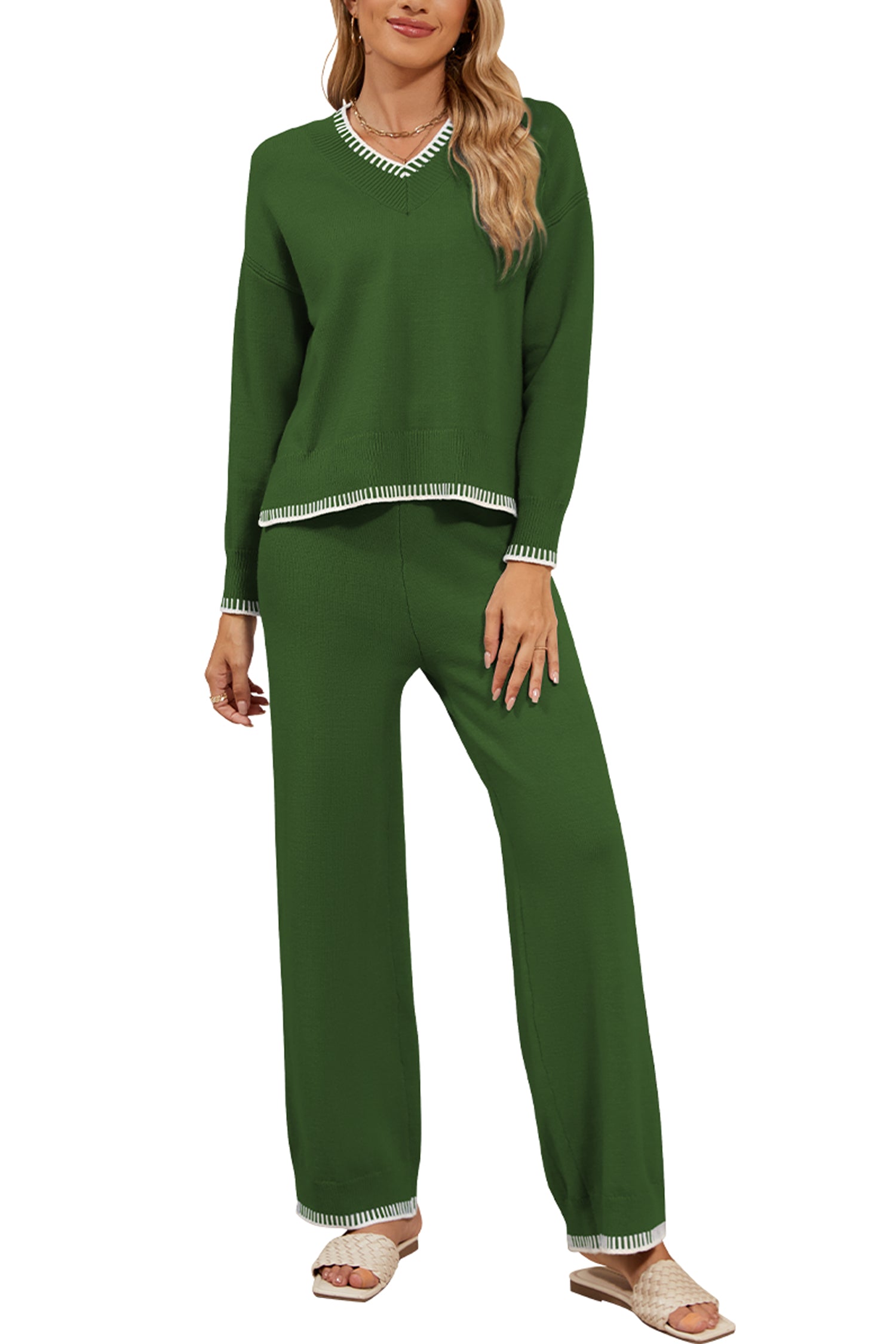 Cakulo Women's 2-Piece Set Fall Sweatsuit Loungewear