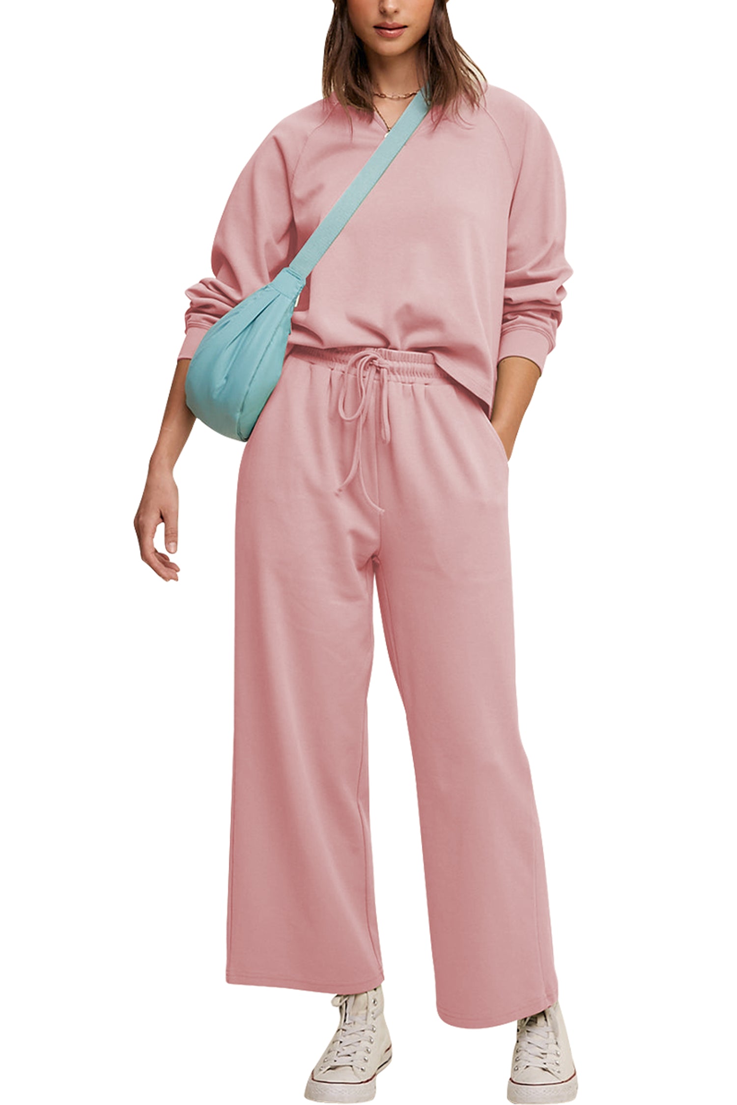 Cakulo Women's Trendy 2-Piece Fall Tracksuit