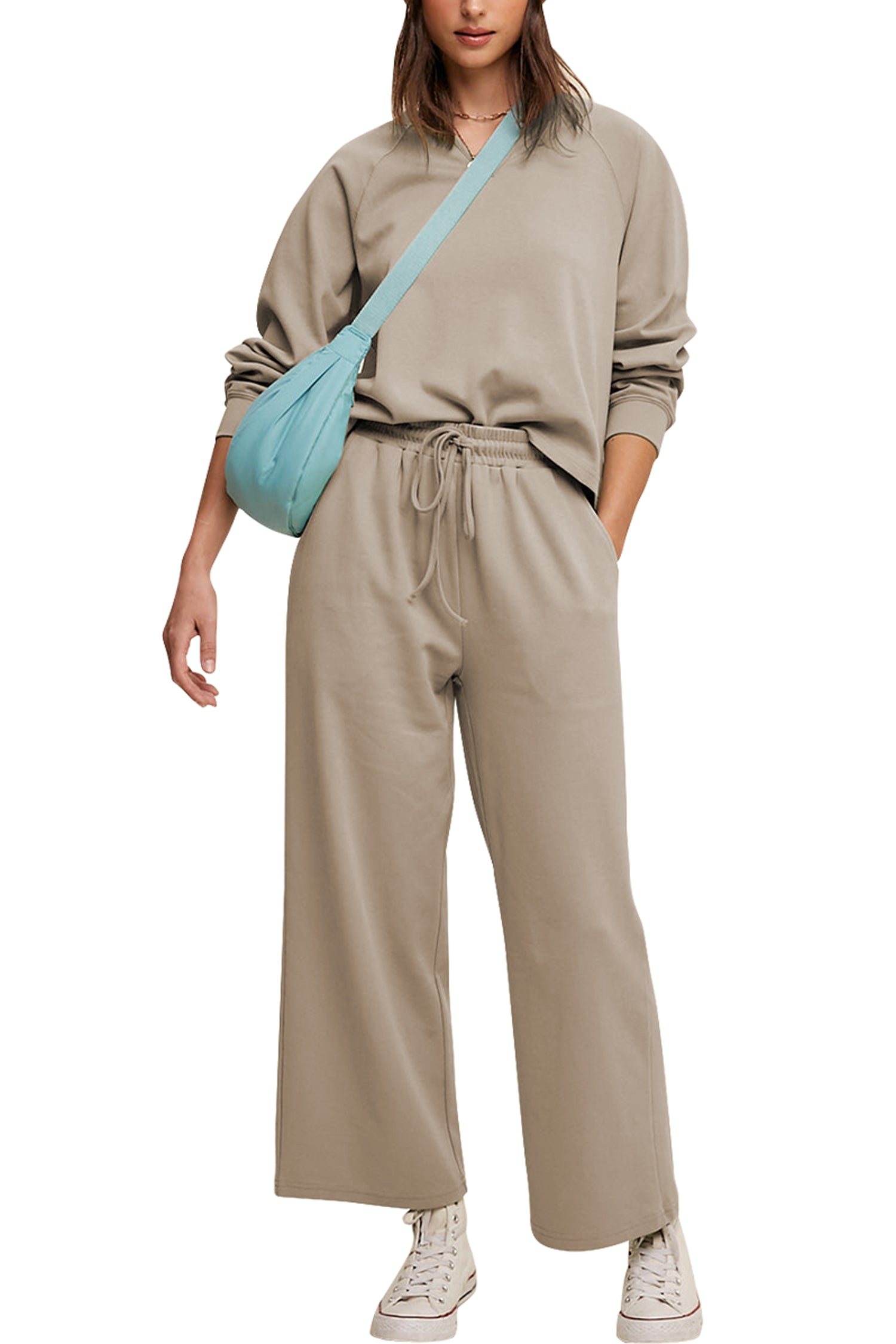 Cakulo Women's Trendy 2-Piece Fall Tracksuit