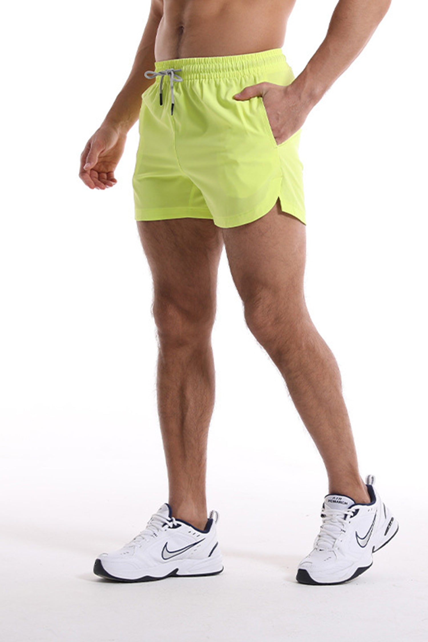 Cakulo Men's Running Marathon Athletic Loose Fit Shorts
