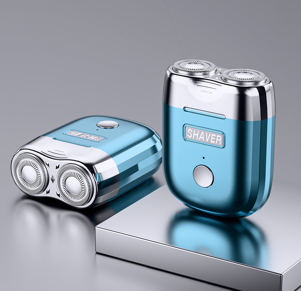 Electric Shaver MINI Magnetic Dual Head 2-Speed USB Rechargeable Portable Men's Electric Razor